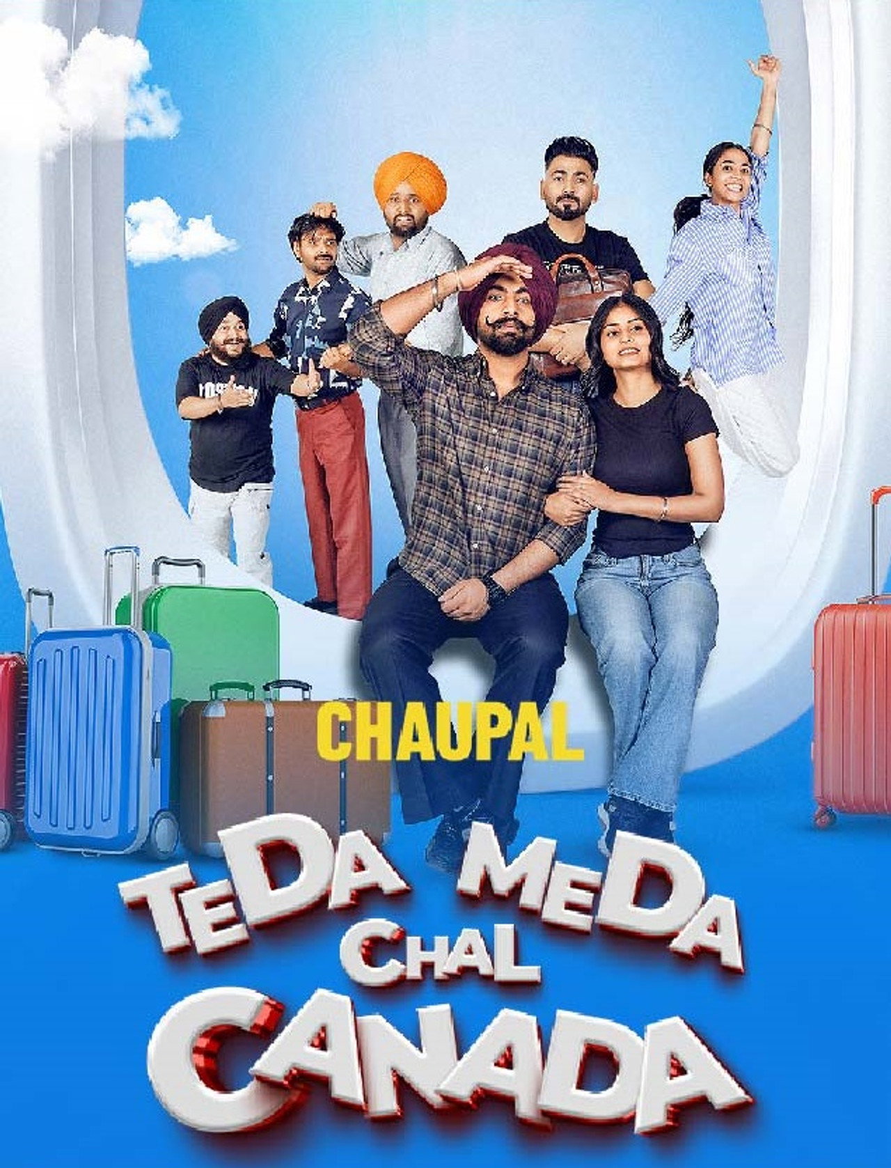 Teda Meda Chal Canada filmaffisch