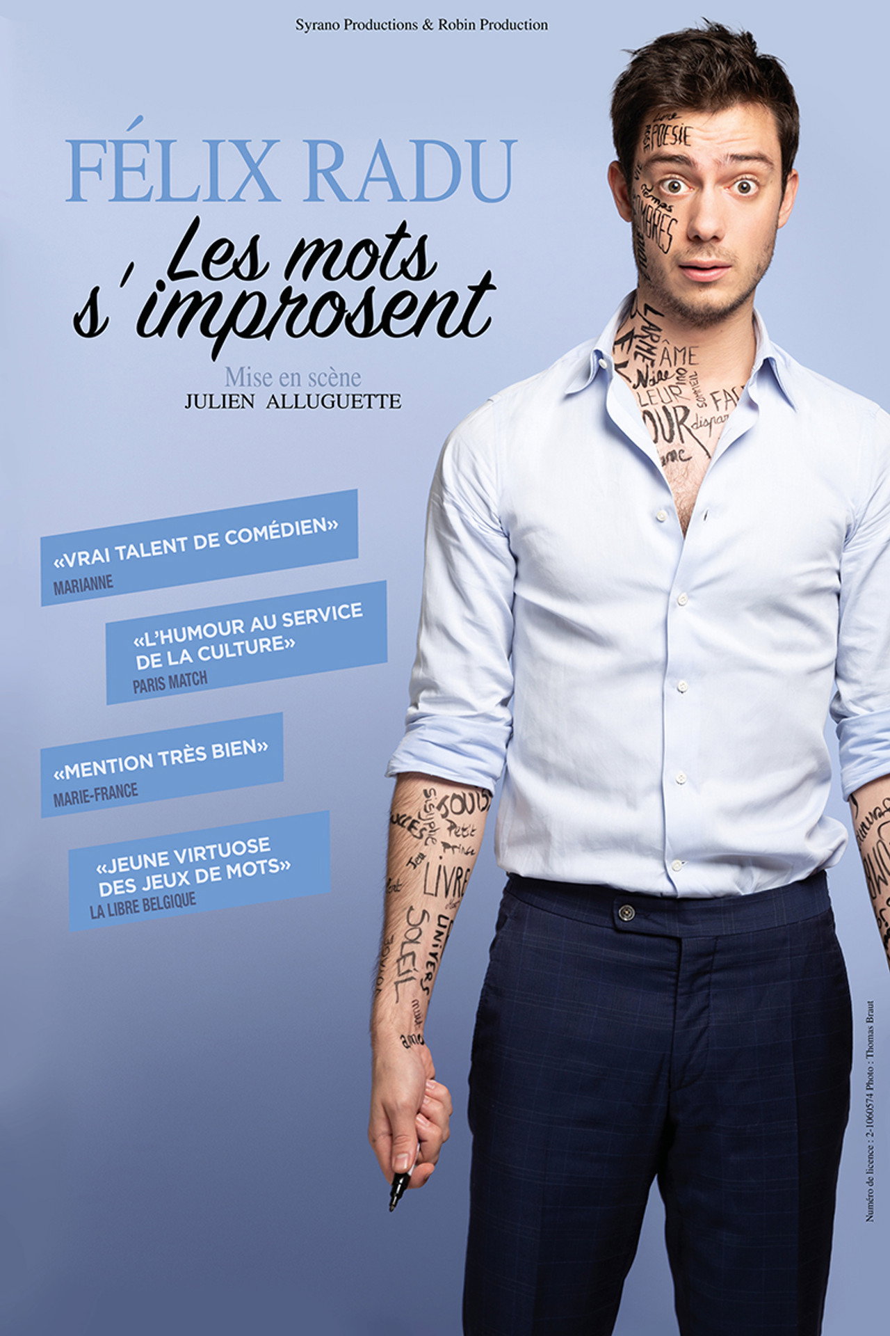 Félix Radu : Les mots s'improsent filmaffisch