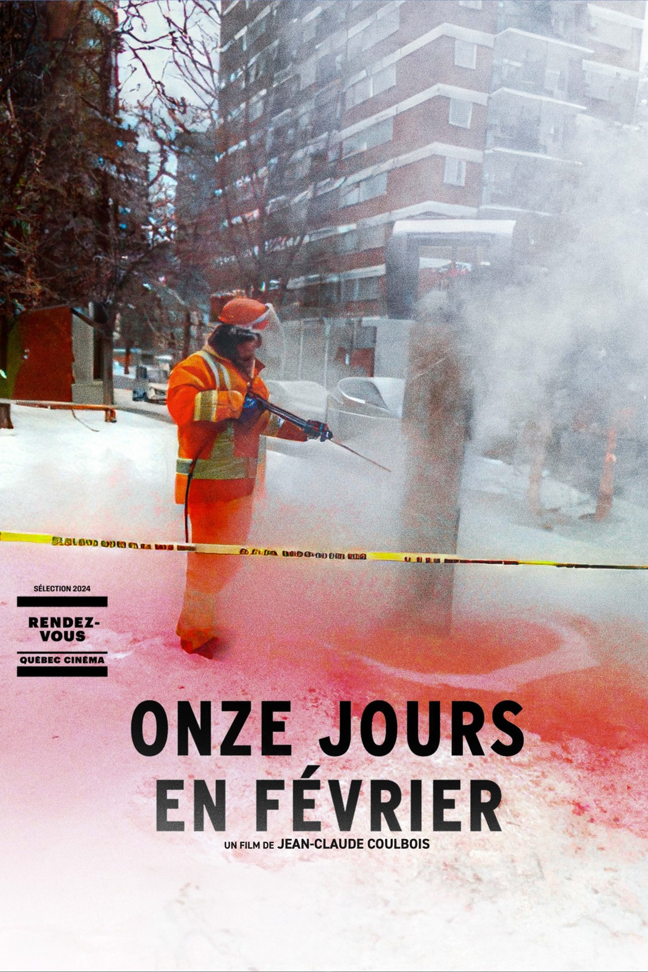 Onze jours en février poster