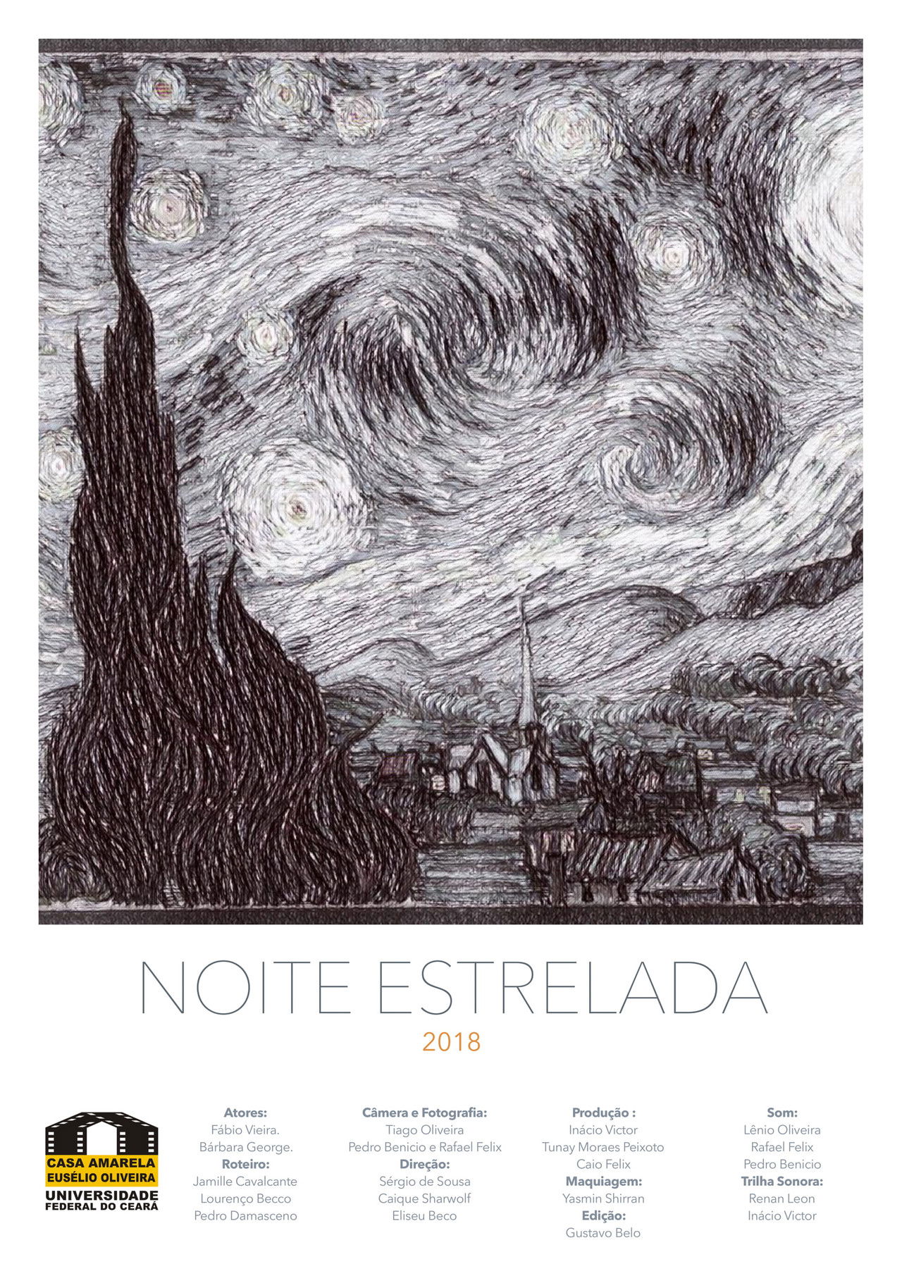 Noite Estrelada Backdrop