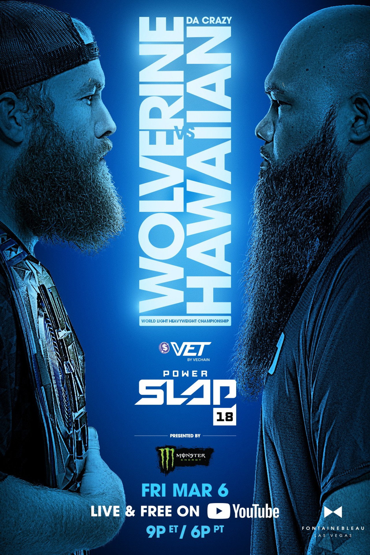 Power Slap 18: Wolverine vs. Da Crazy Hawaiian filmaffisch