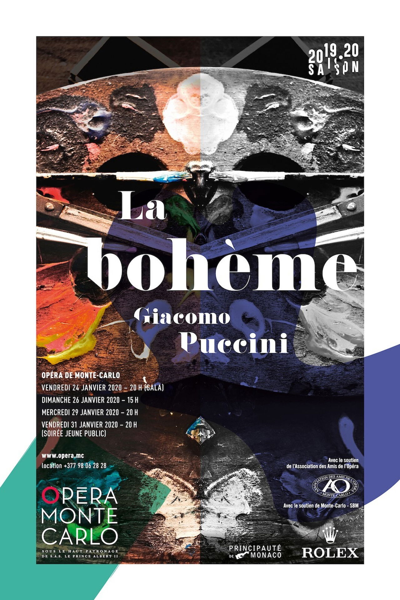 La bohème – Opéra de Monte Carlo Backdrop