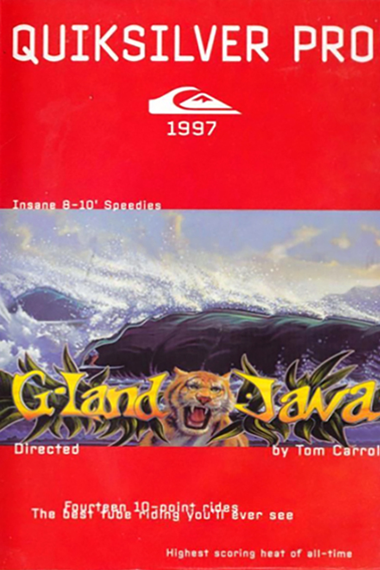 Quiksilver Pro G-Land 1997 filmaffisch