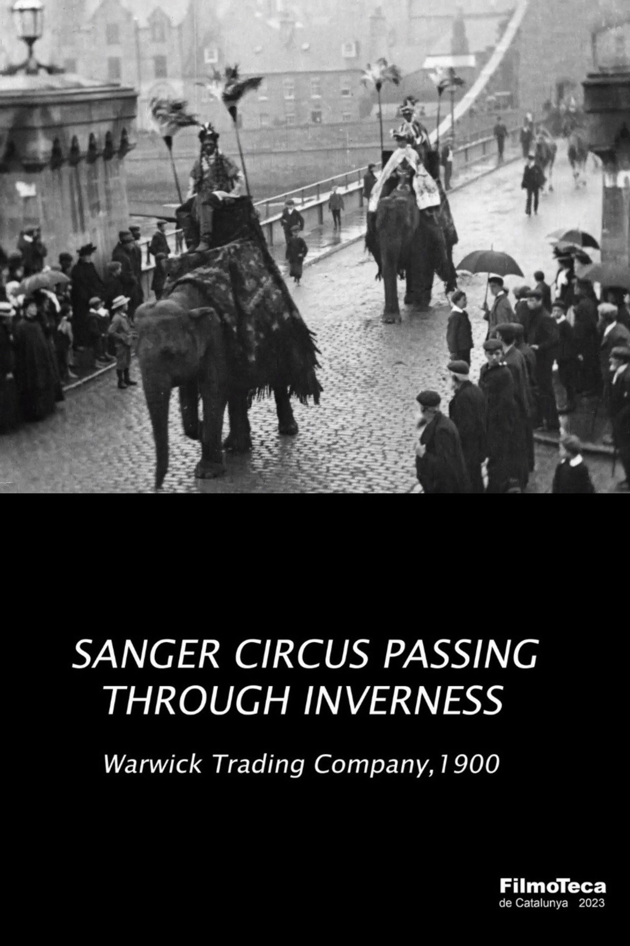 Sanger Circus Passing Through Inverness Backdrop