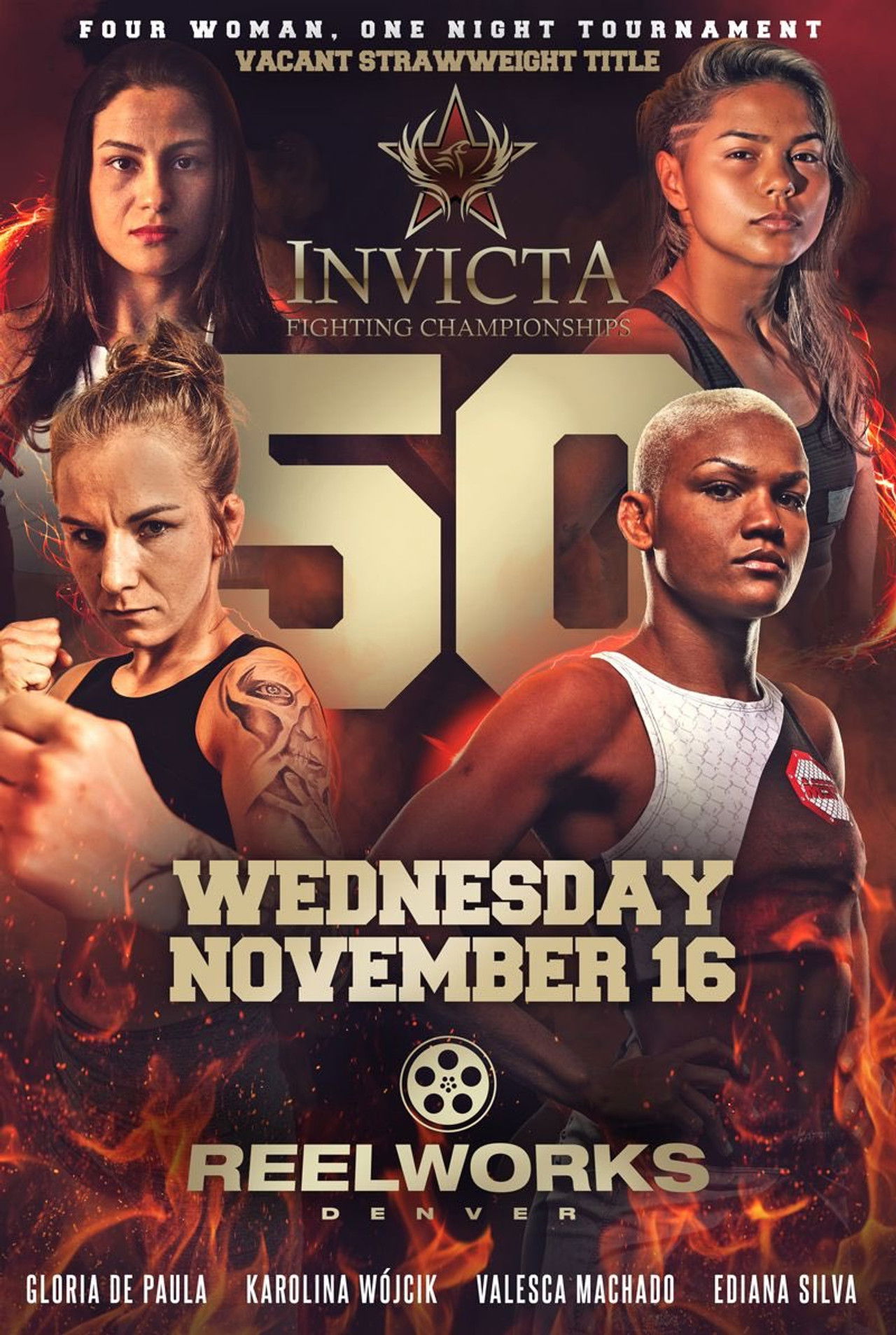 Invicta FC 50 Backdrop