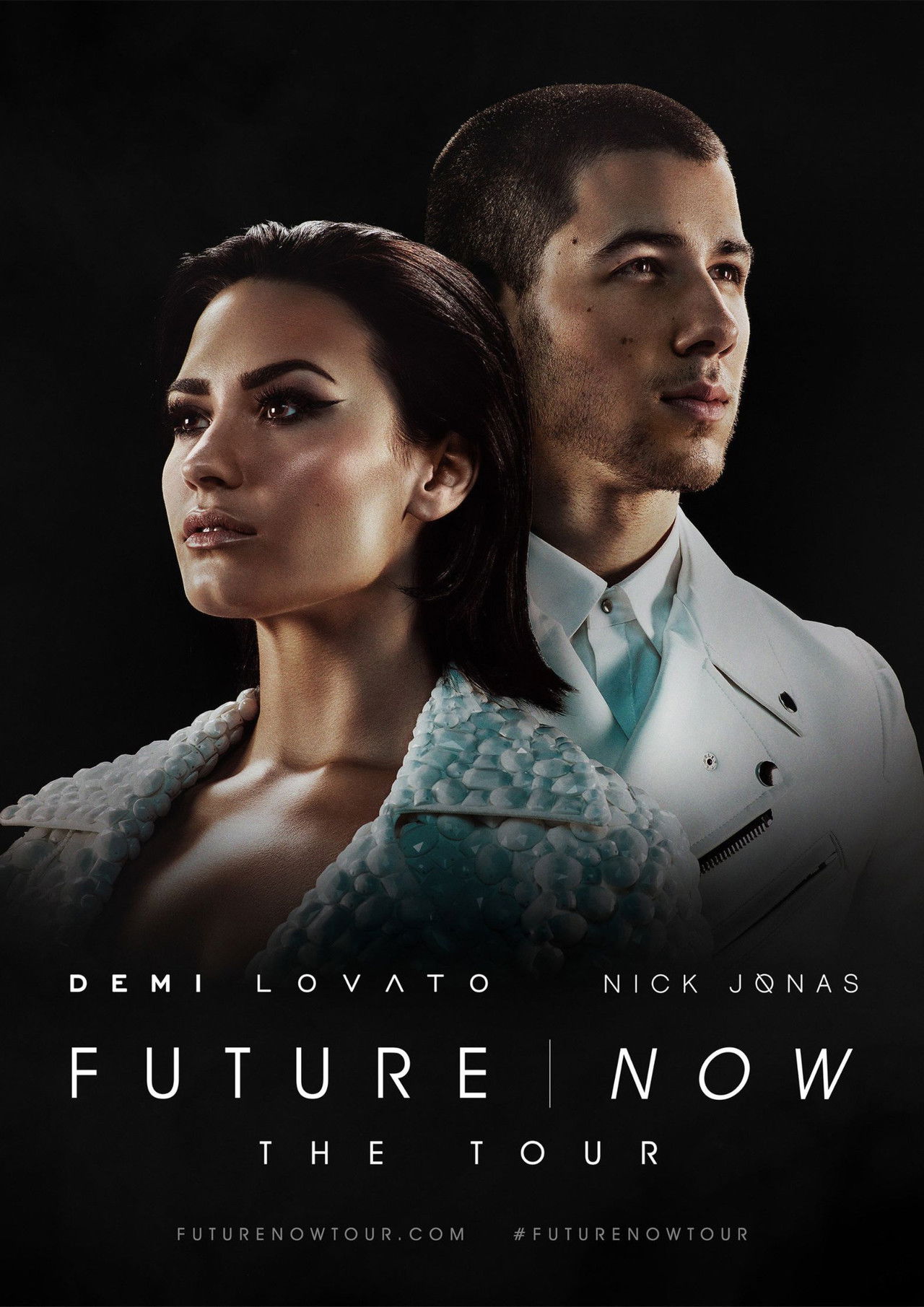 Demi Lovato & Nick Jonas - Tidal X - Future Now Backdrop