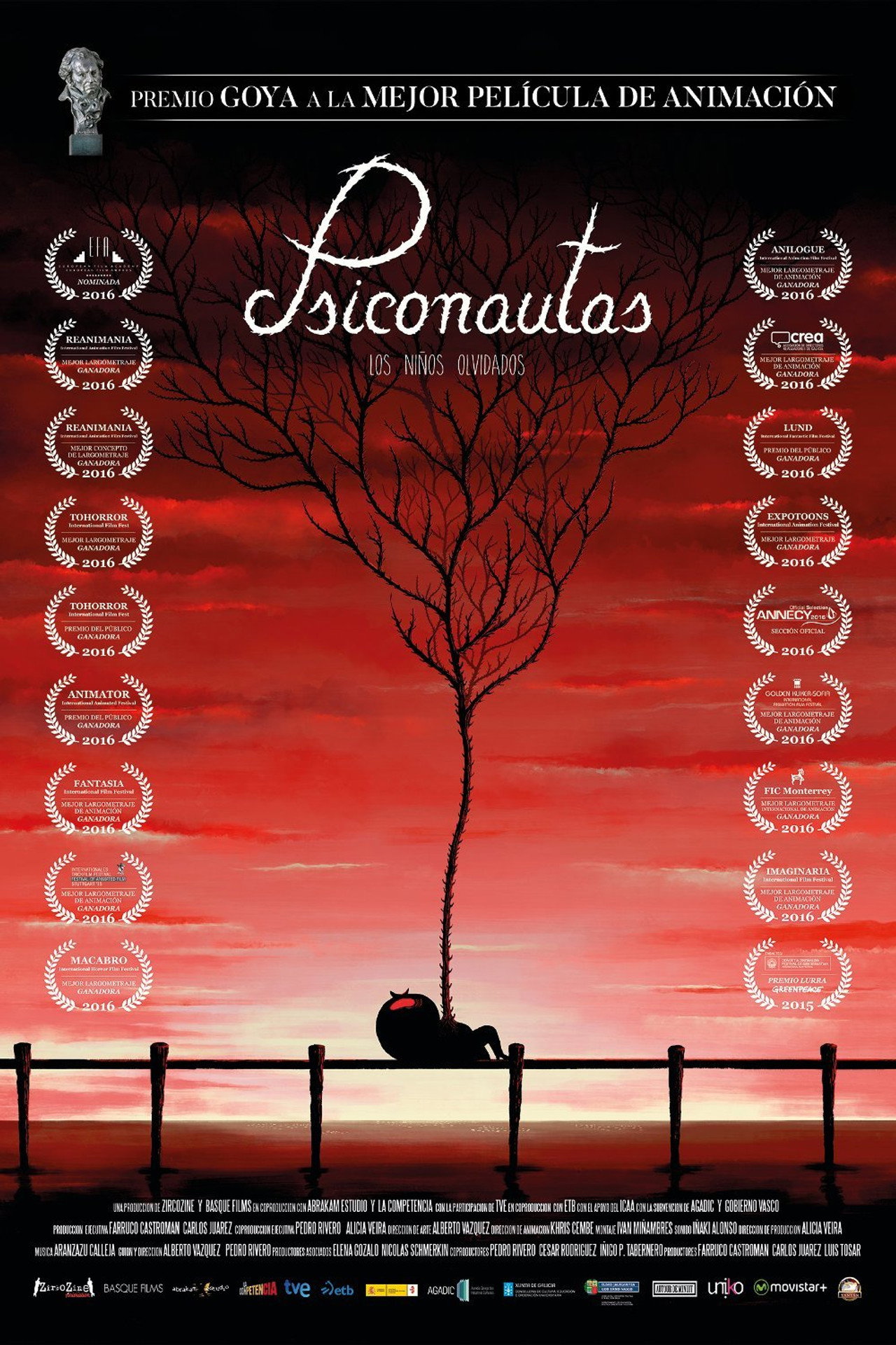 Psiconautas, los niños olvidados filmaffisch