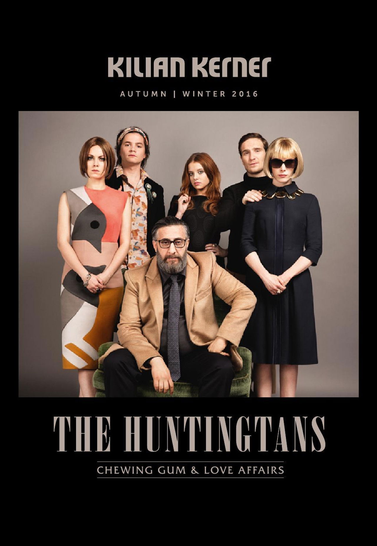 The Huntingtans: Chewing Gum & Love Affairs Backdrop