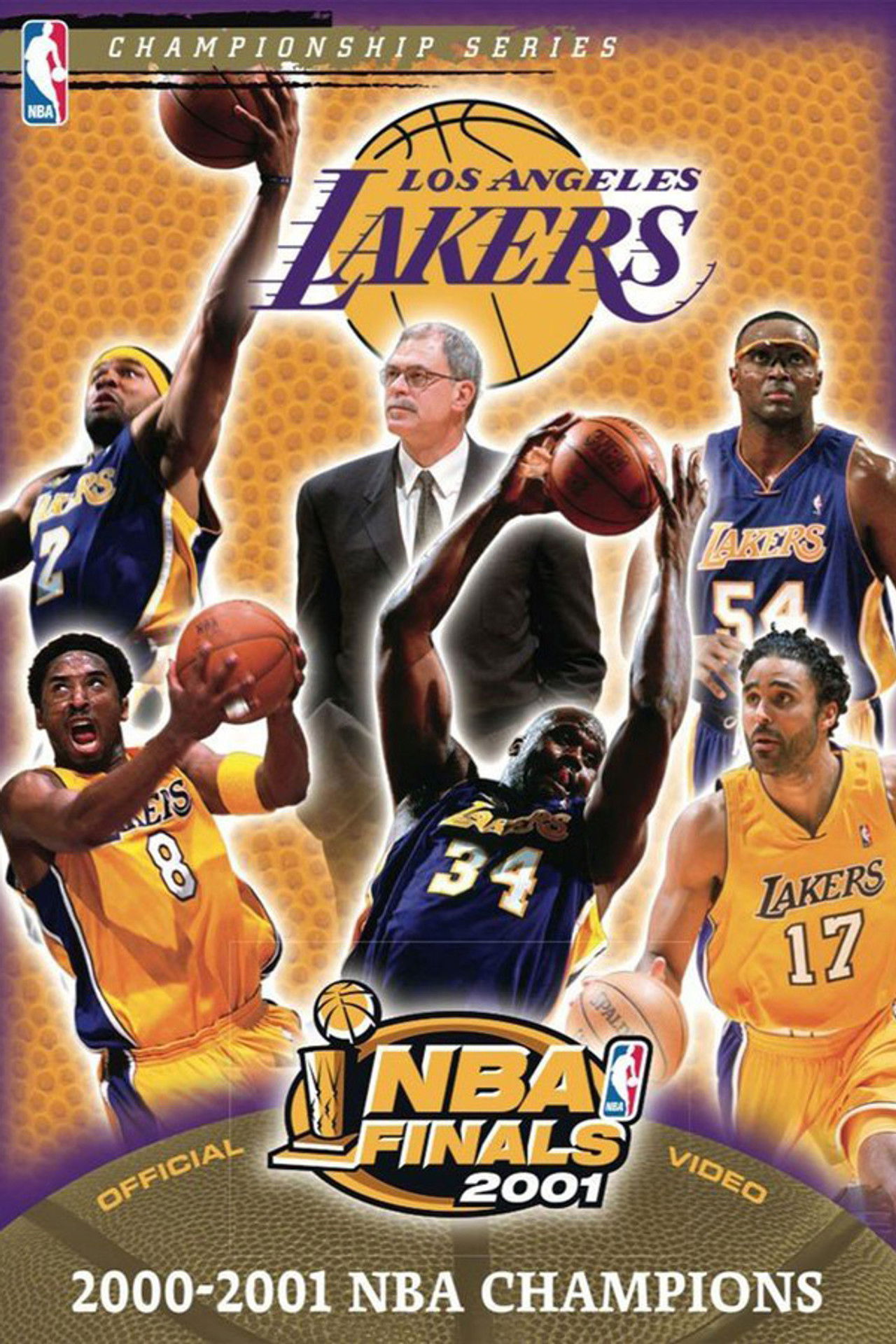 2000-2001 NBA Champions: Los Angeles Lakers Backdrop