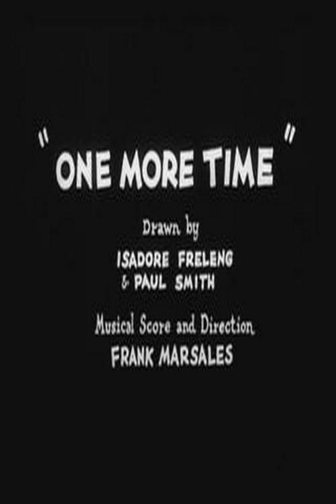 One More Time One More Time