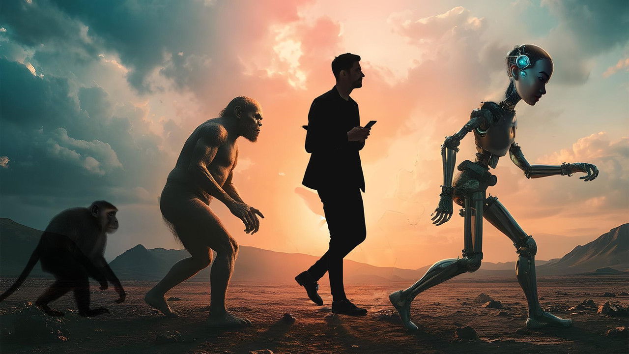 Seeking Intelligence: Past, Present and Future of AI background