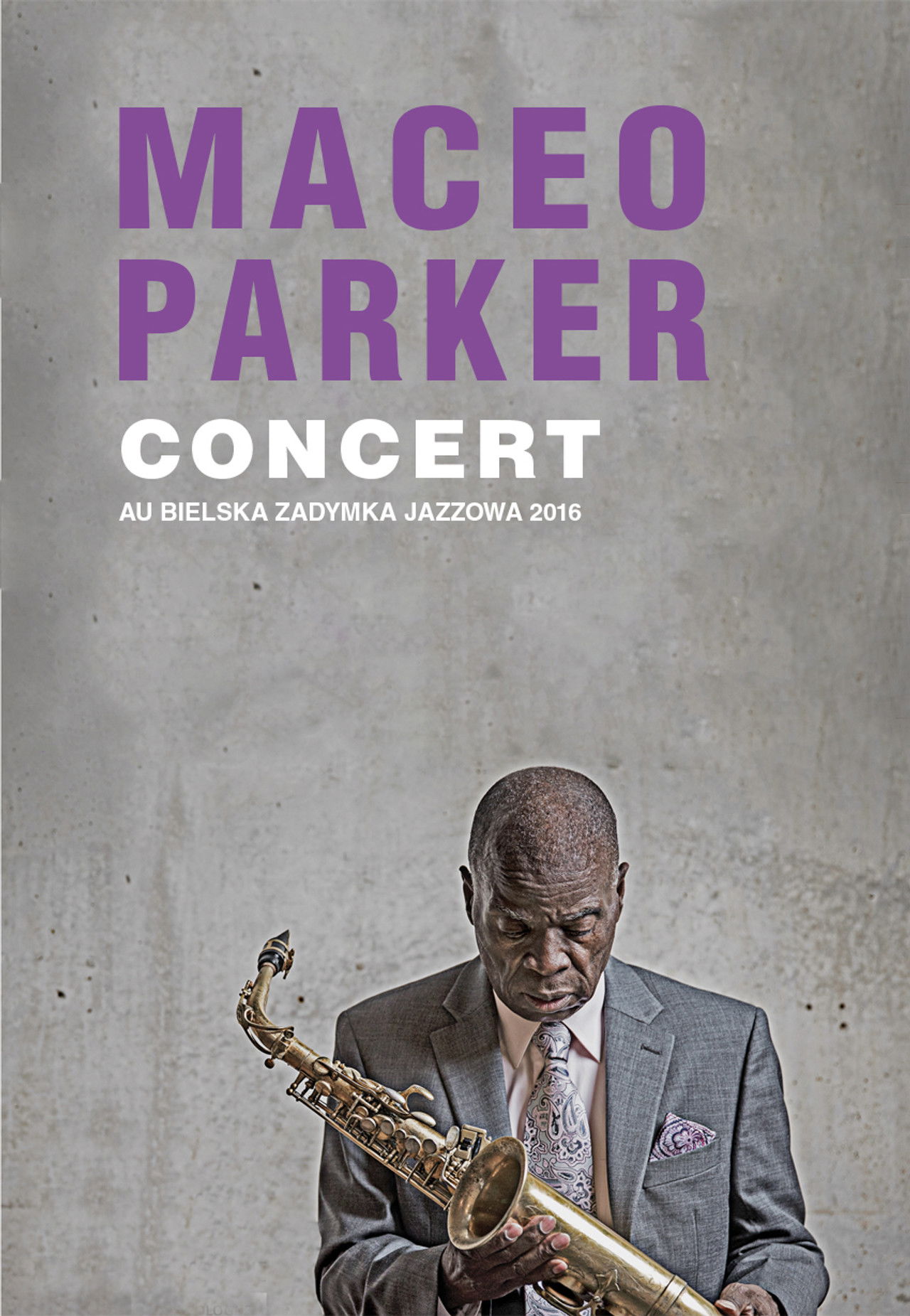 Maceo Parker - Bielska Zadymka Jazzowa 2016 Backdrop