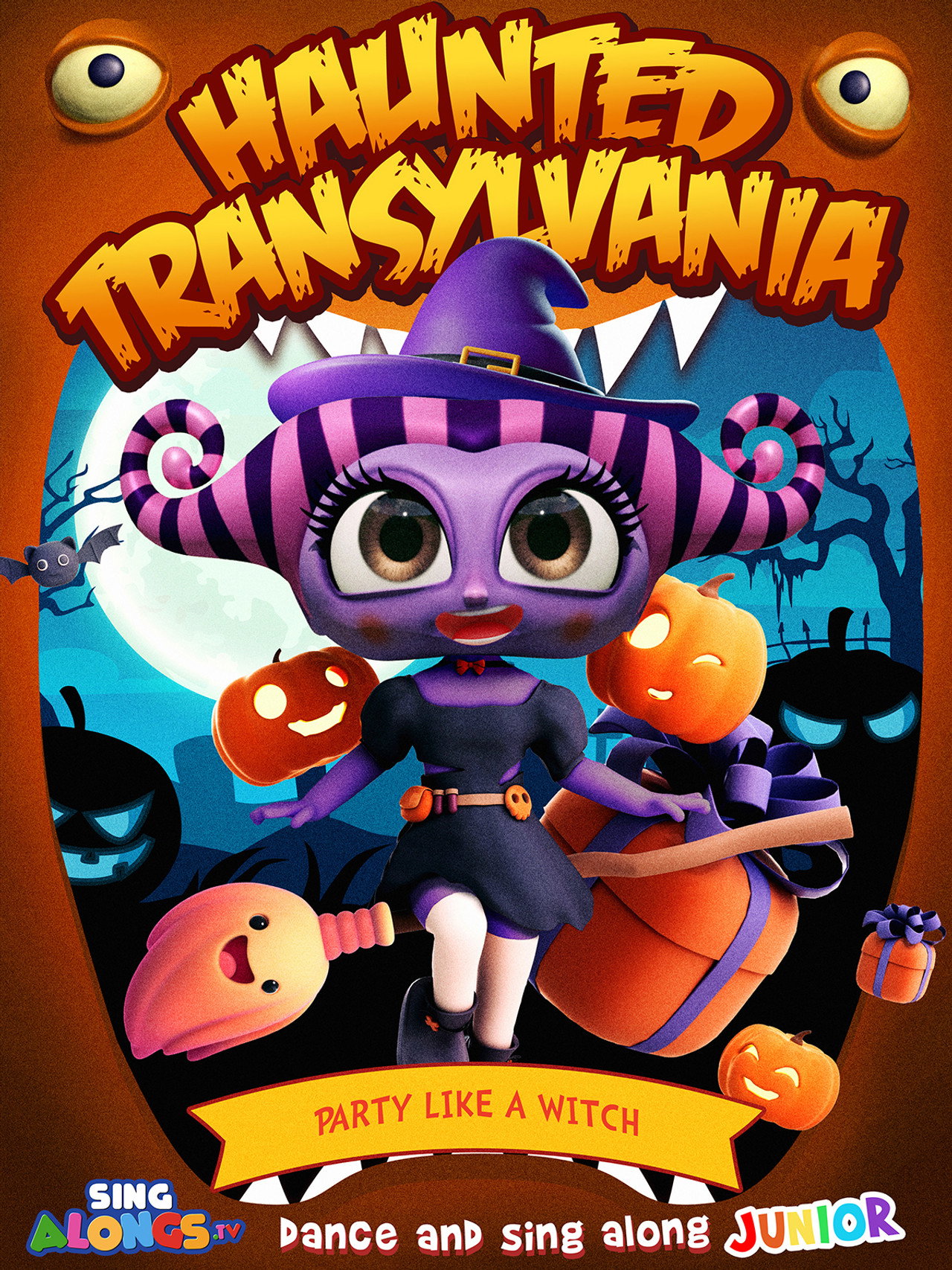 Haunted Transylvania: Party Like A Witch Backdrop