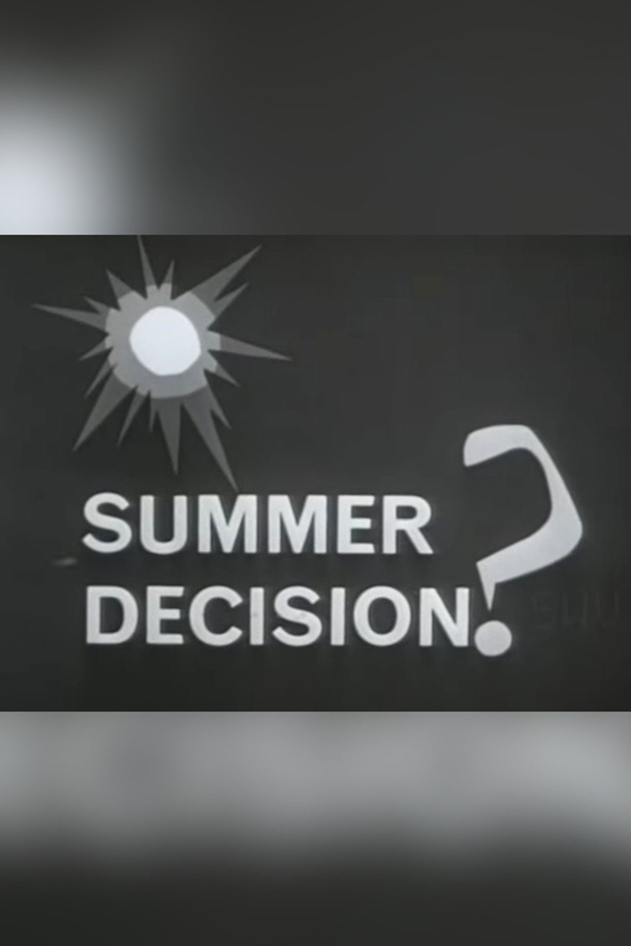 Summer Decision Backdrop