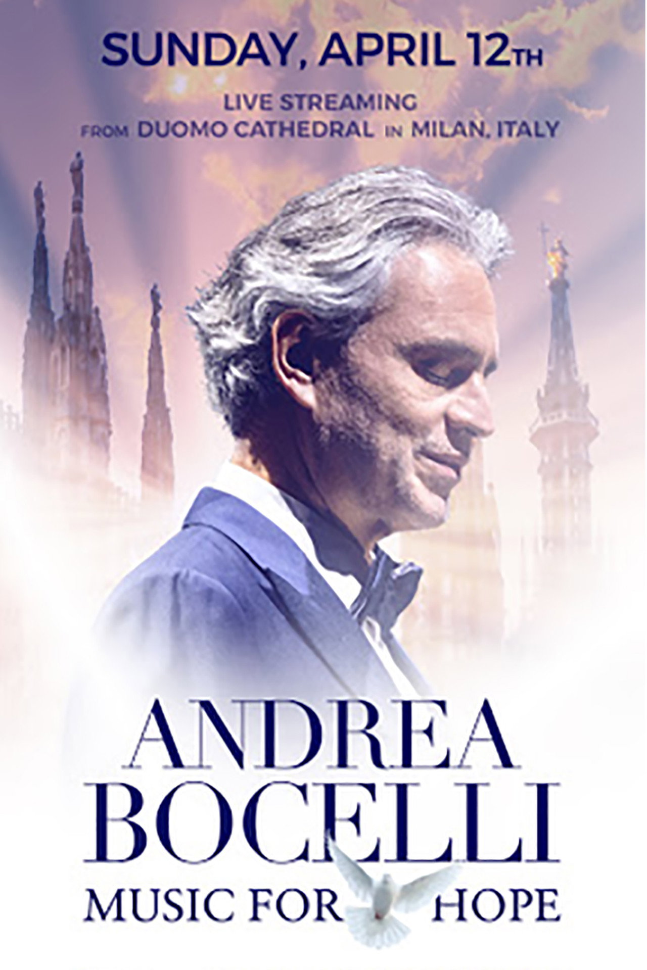 Andrea Bocelli: Music For Hope - Live From Duomo di Milano Backdrop