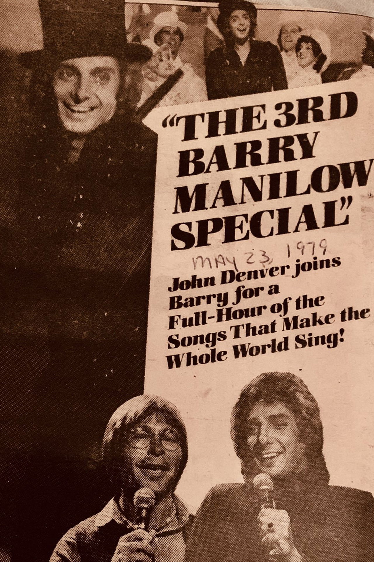 The 3rd Barry Manilow Special Backdrop
