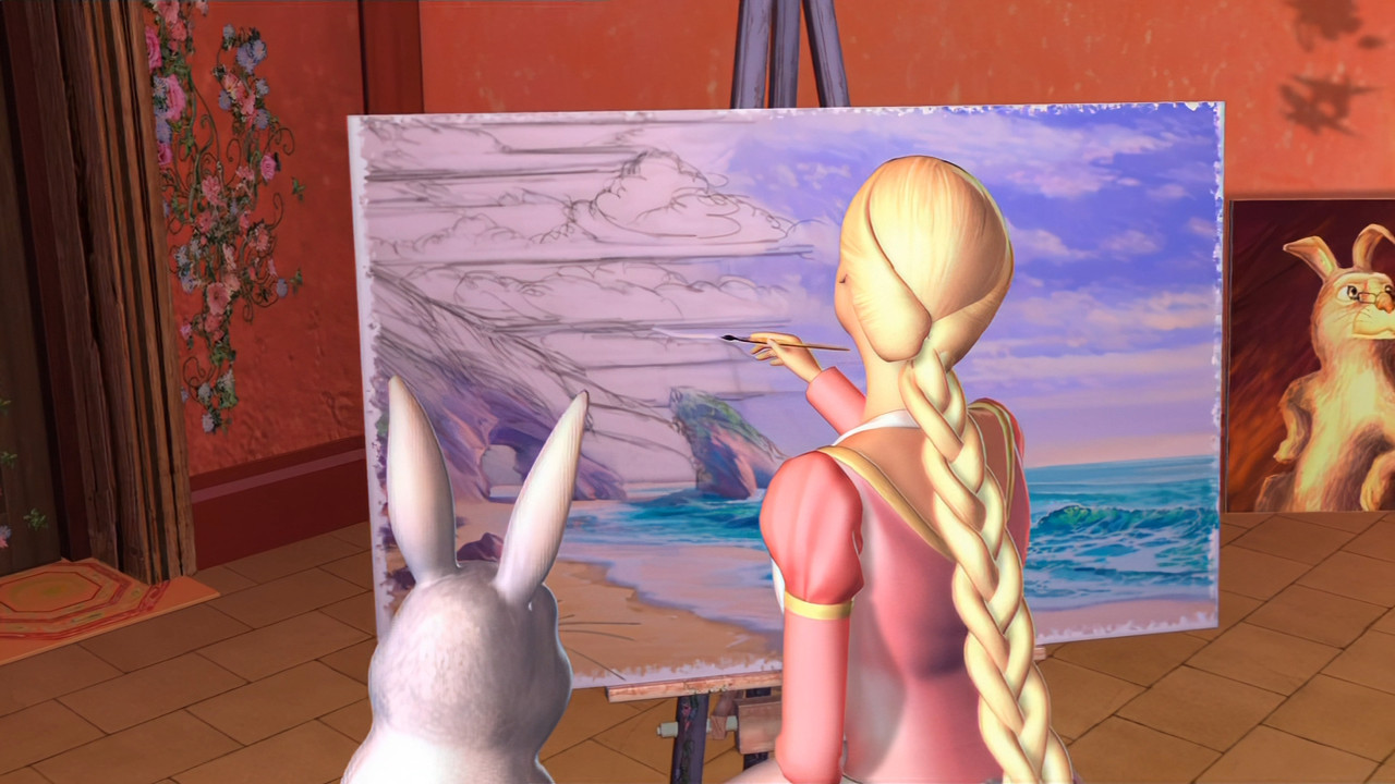 Barbie as Rapunzel background 53
