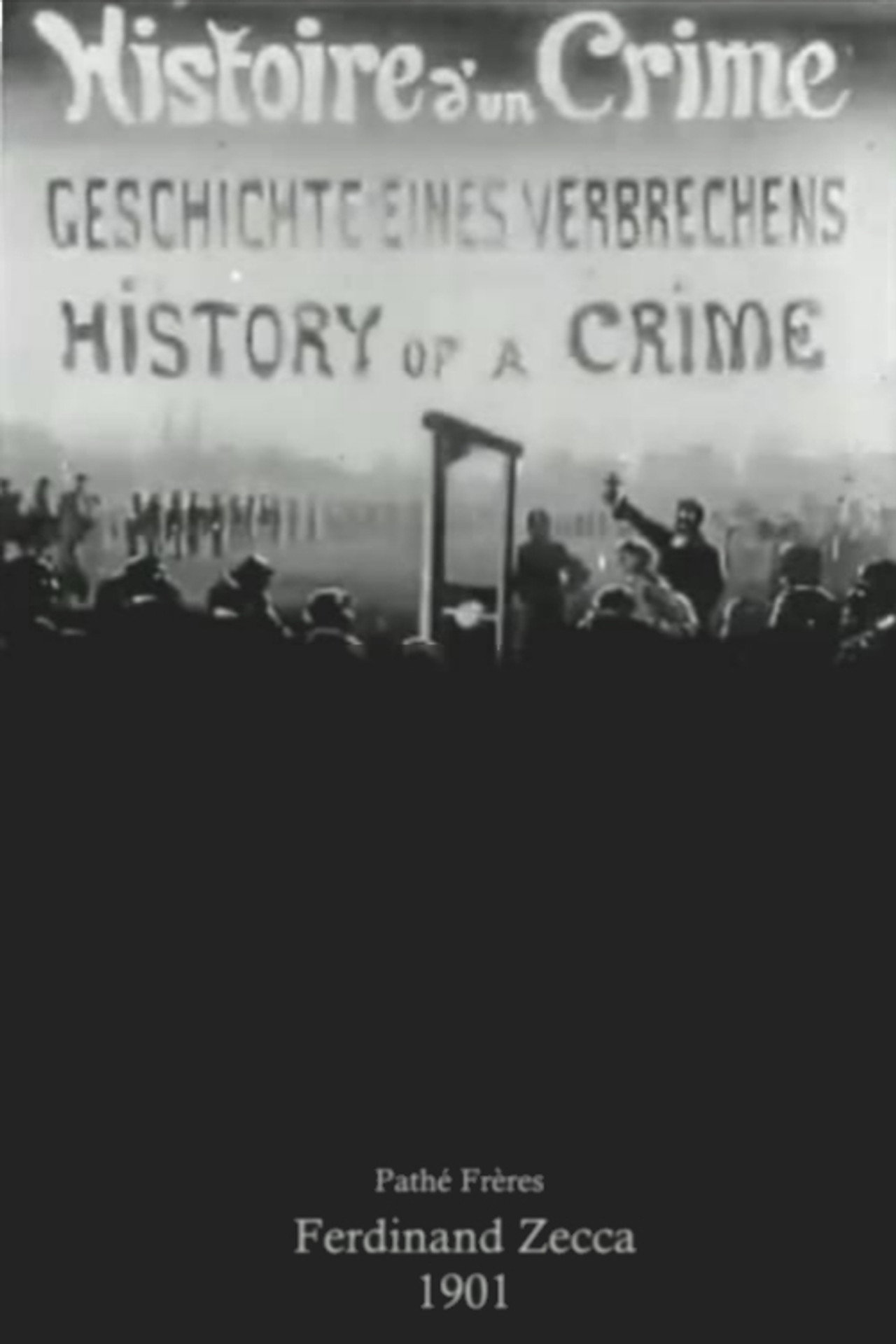 Histoire d'un crime filmaffisch