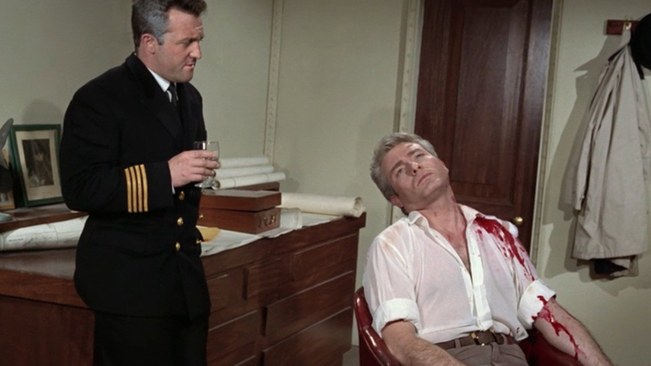 Man in a Suitcase backdrop