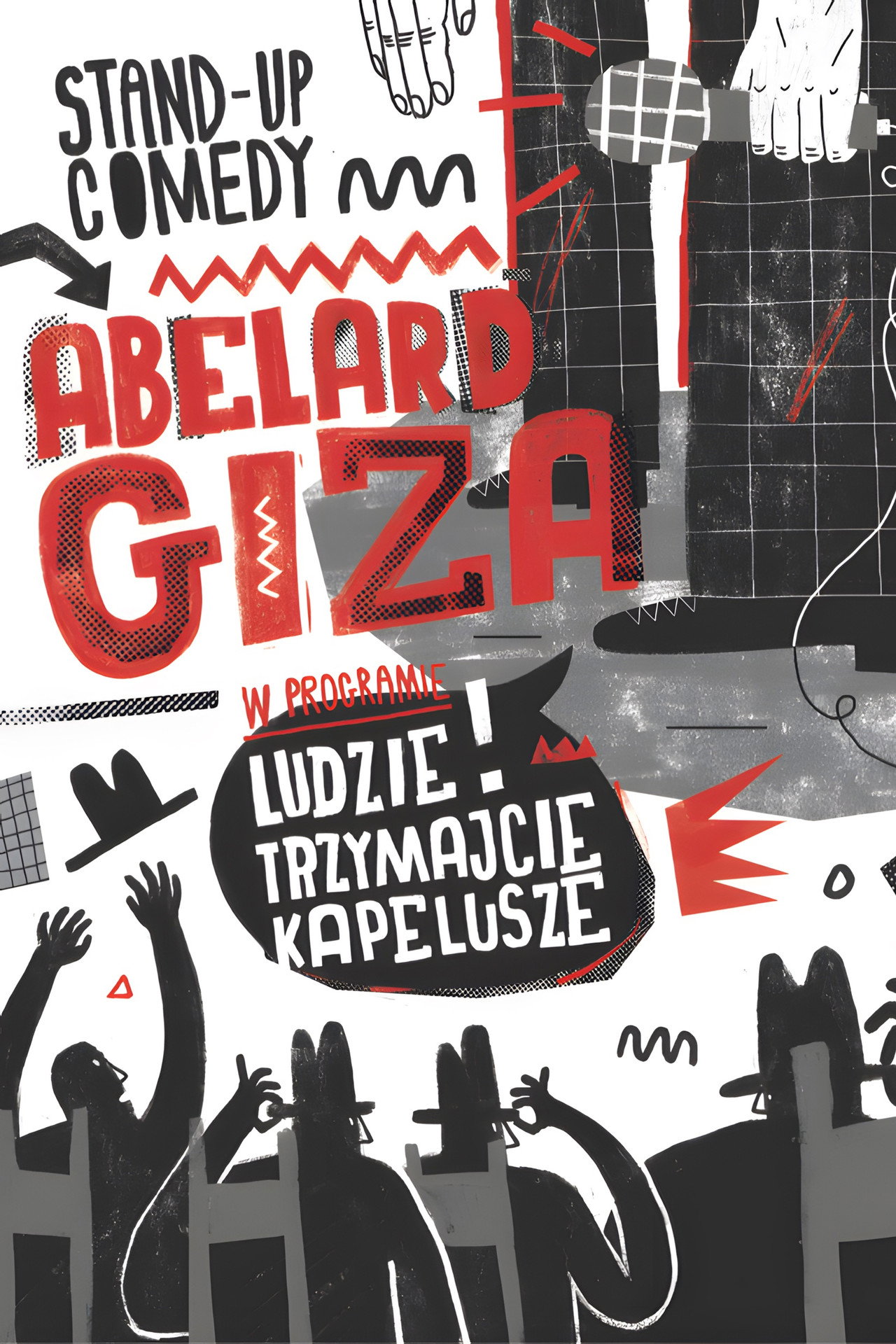 Ludzie! Trzymajcie kapelusze Backdrop