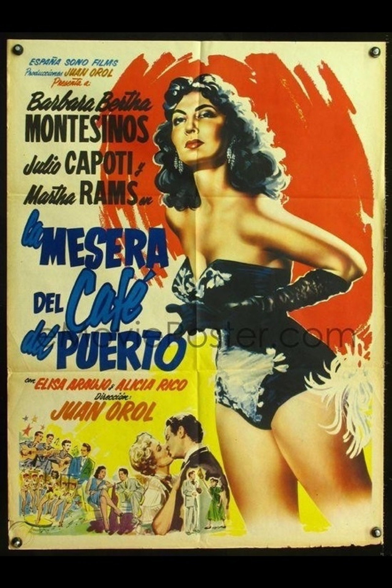 La mesera del café del puerto filmaffisch
