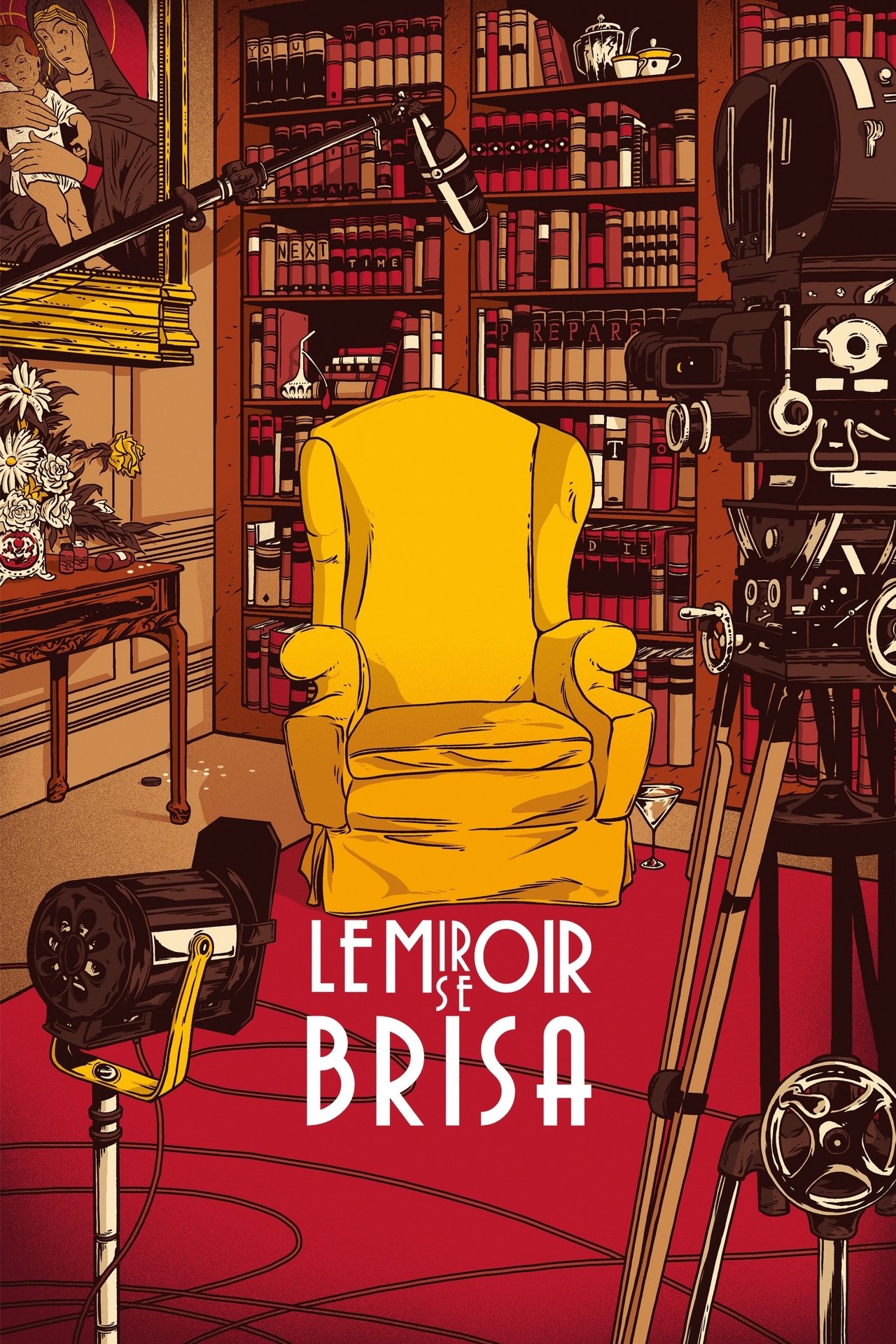 Le miroir se brisa poster