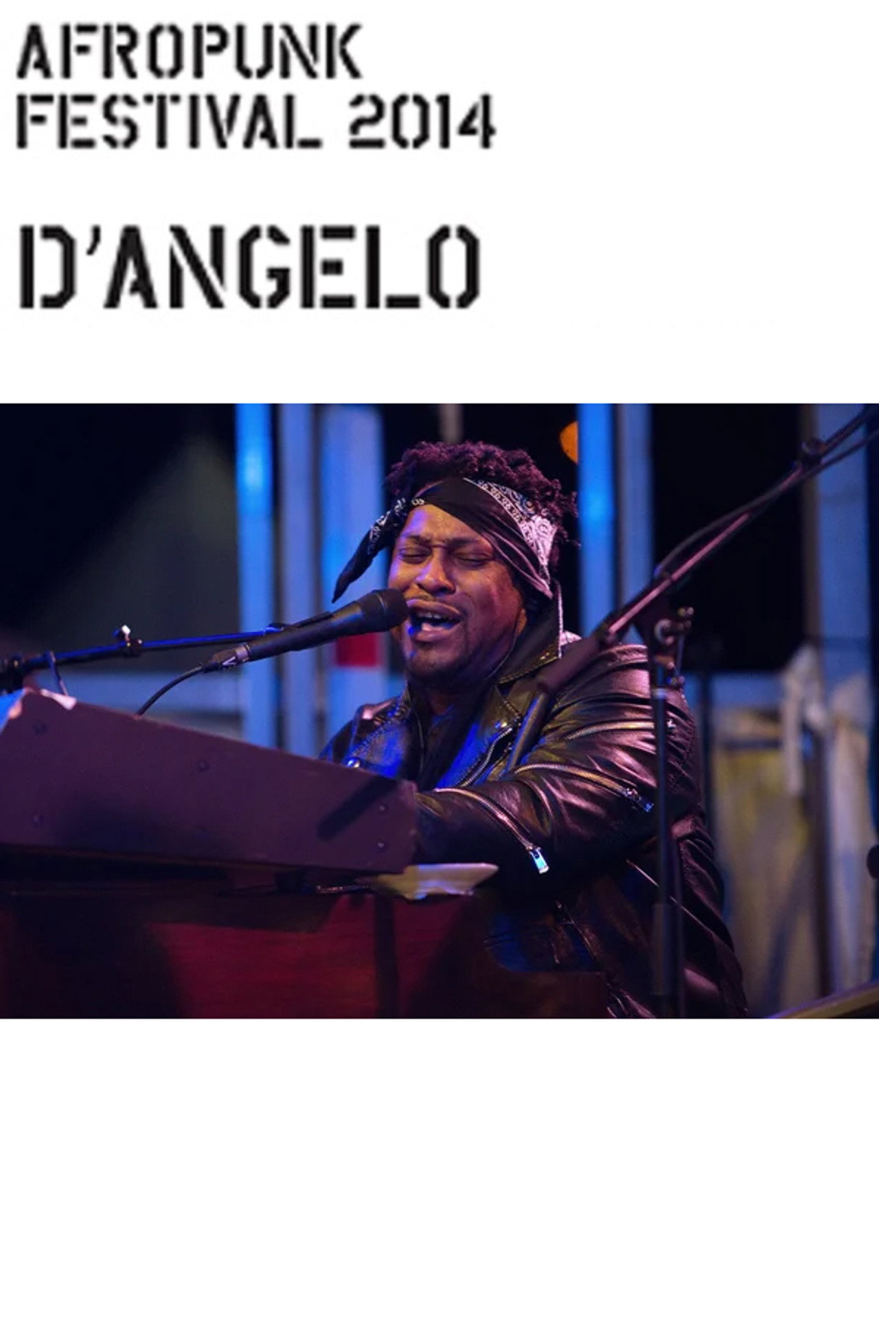 D'Angelo: Afropunk Festival filmaffisch