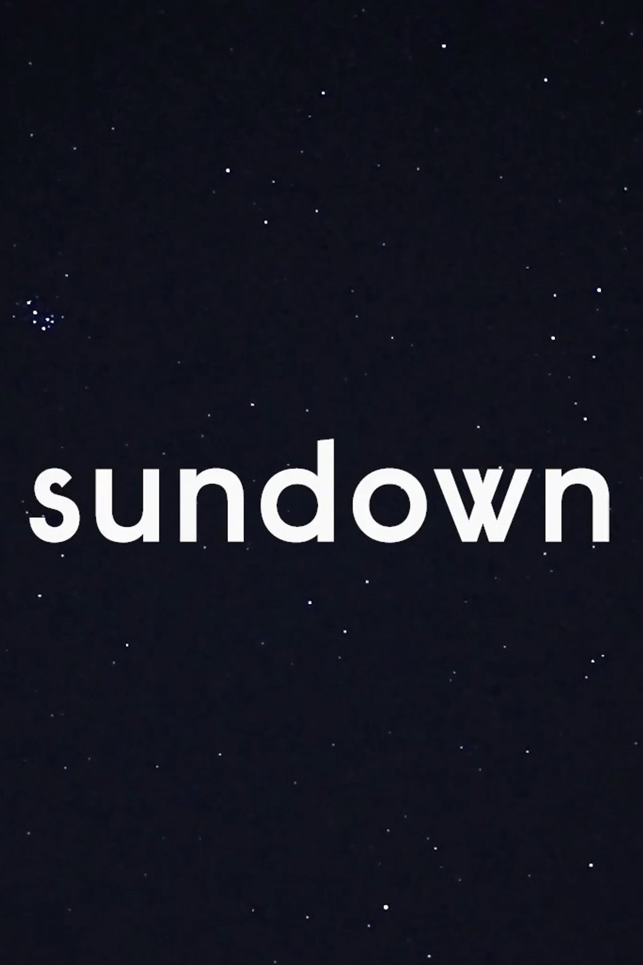 Sundown filmaffisch