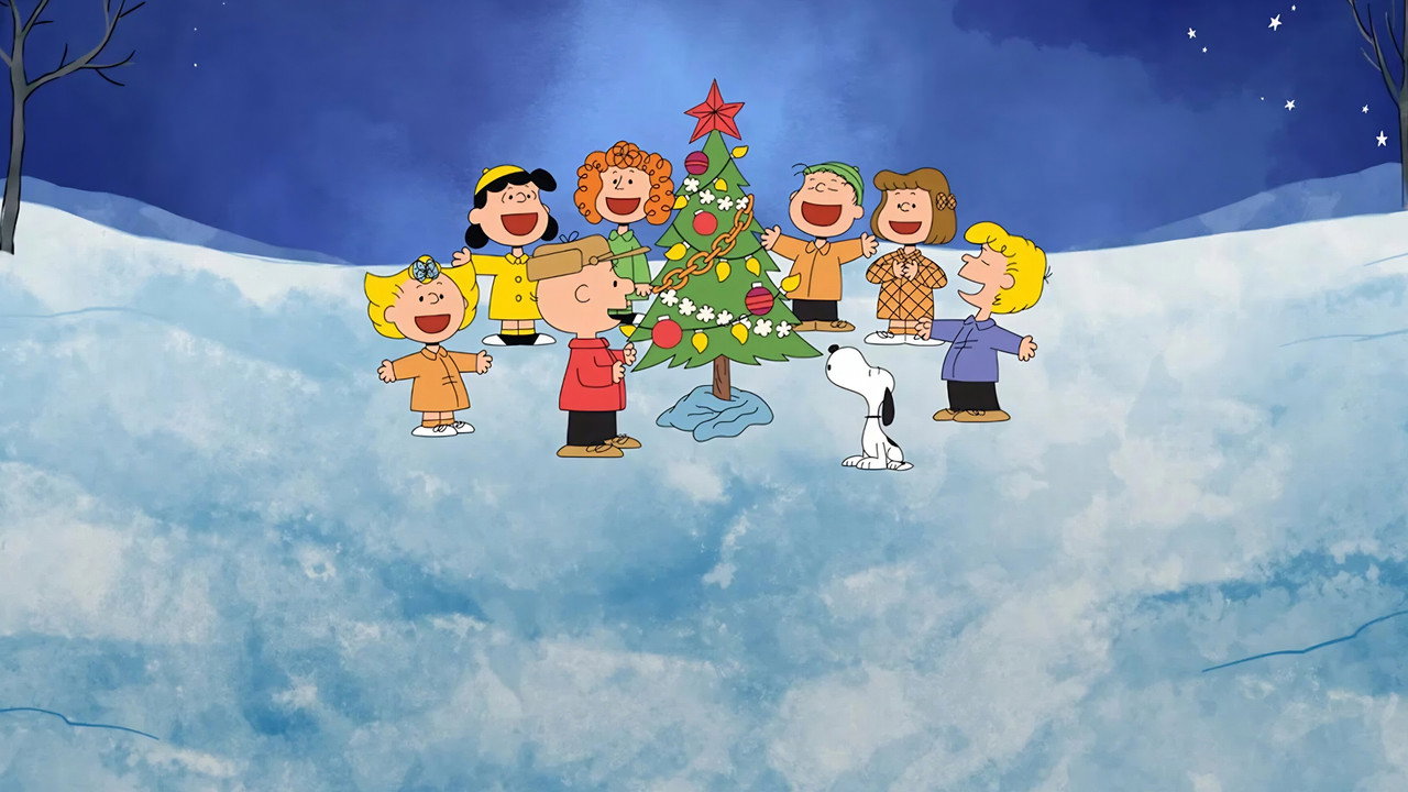 A Charlie Brown Christmas background 49