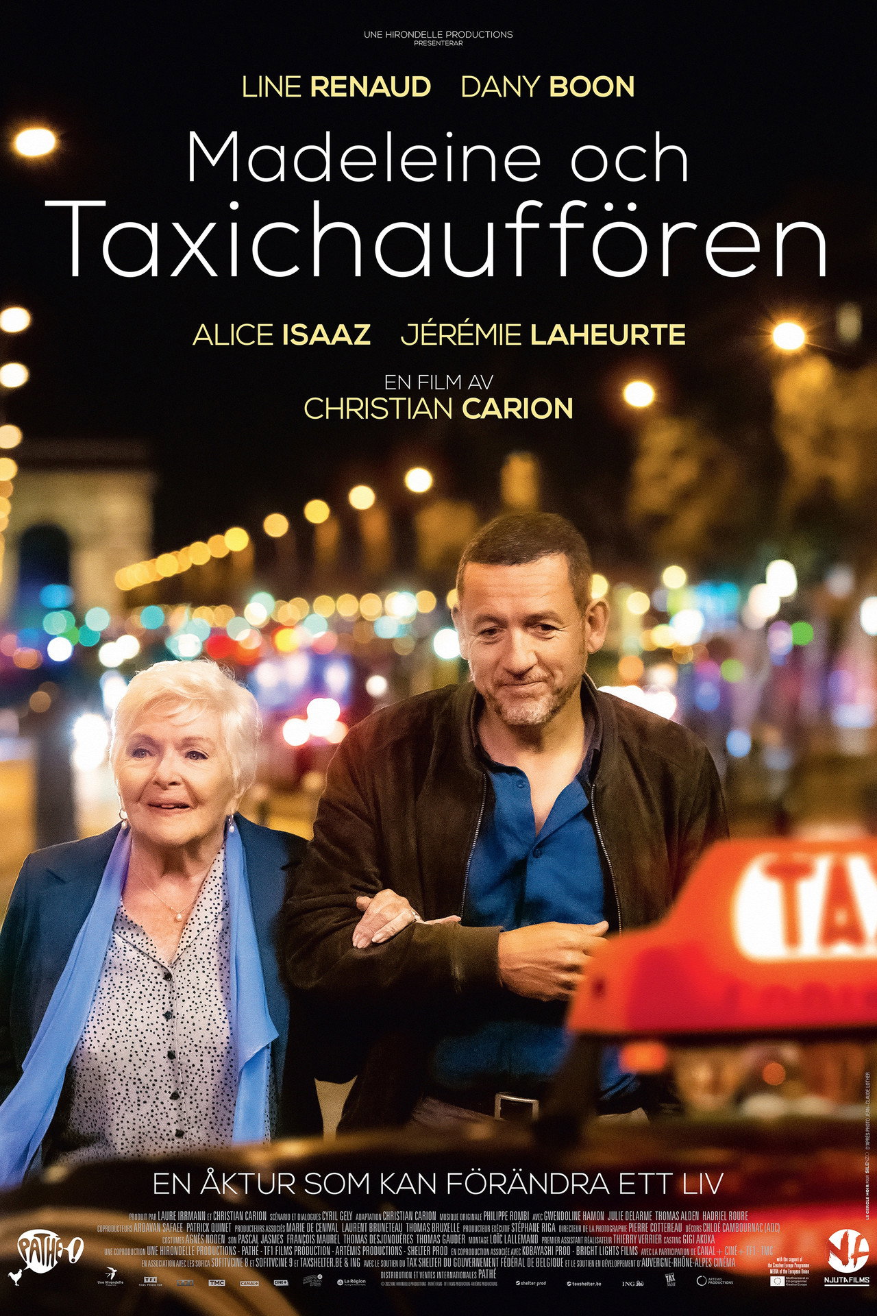 Madeleine och taxichauffören filmaffisch
