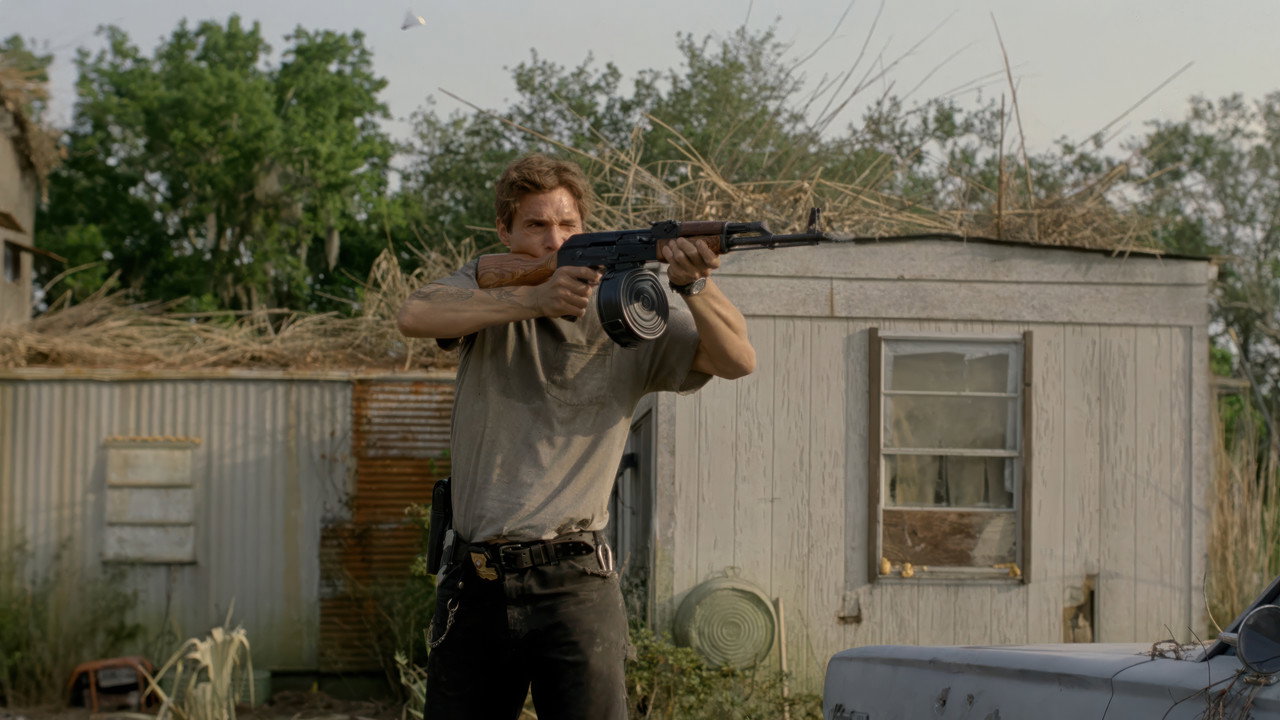 Making True Detective backdrop