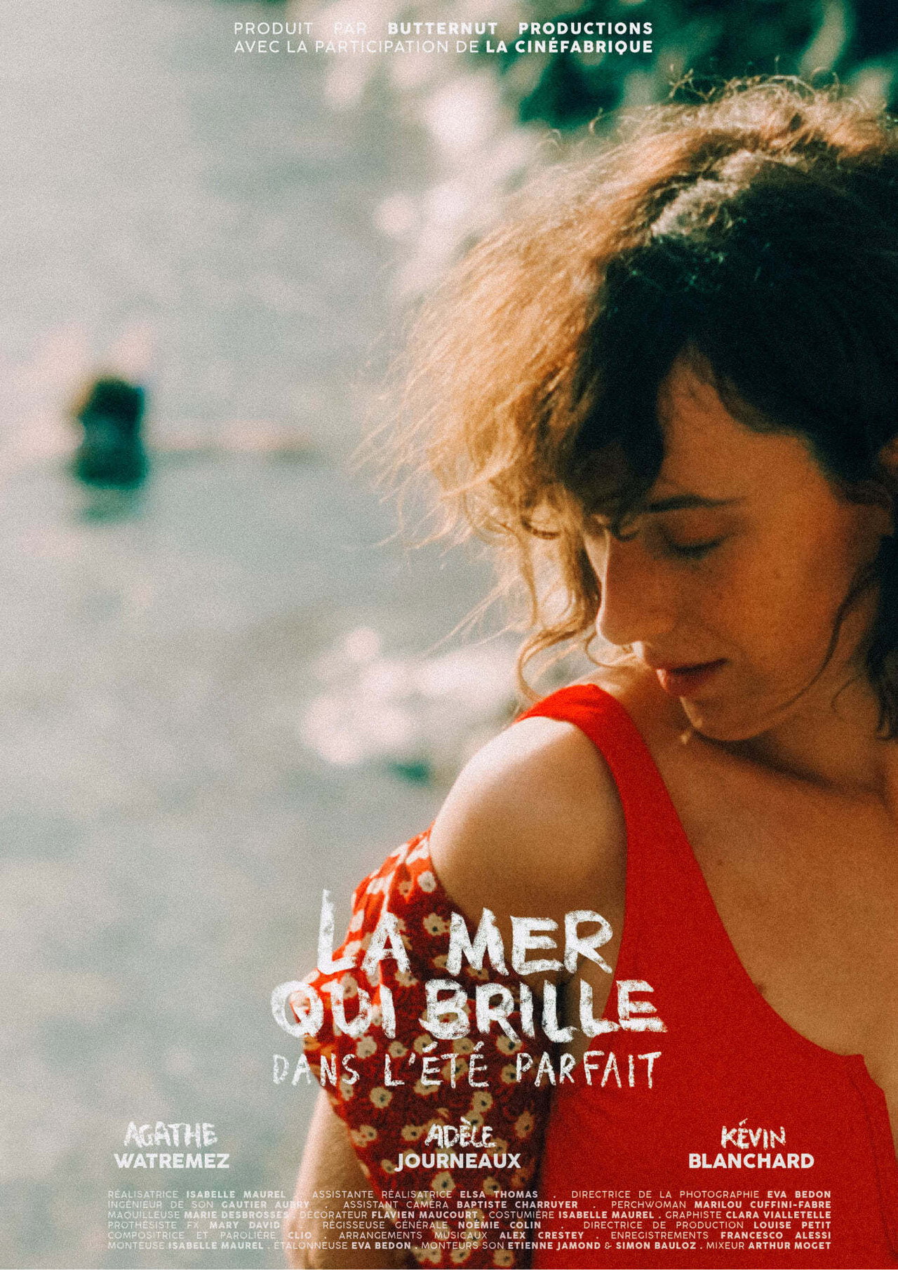 La mer qui brille dans l'été parfait Backdrop
