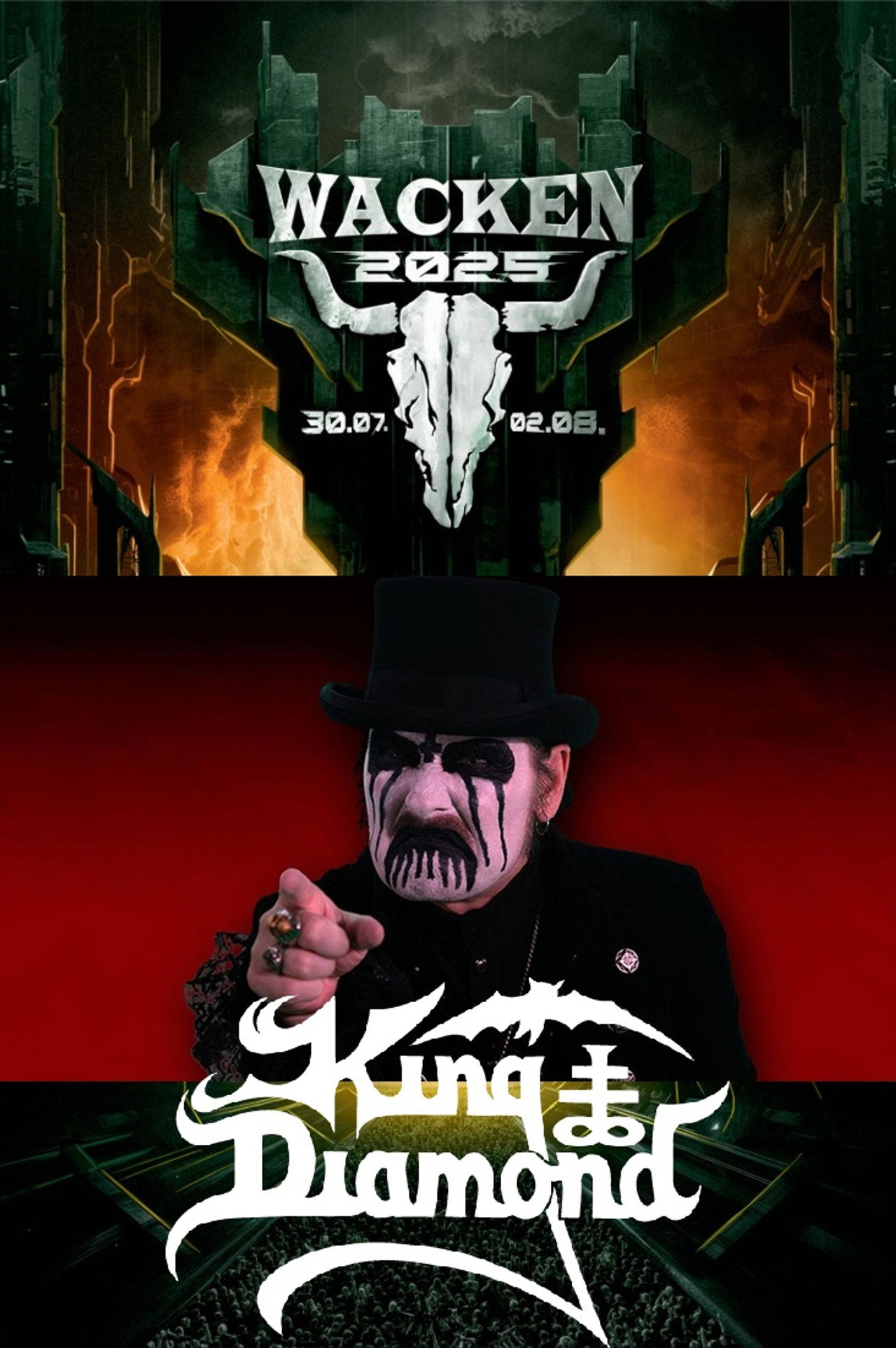 King Diamond Live at Wacken 2025 filmaffisch