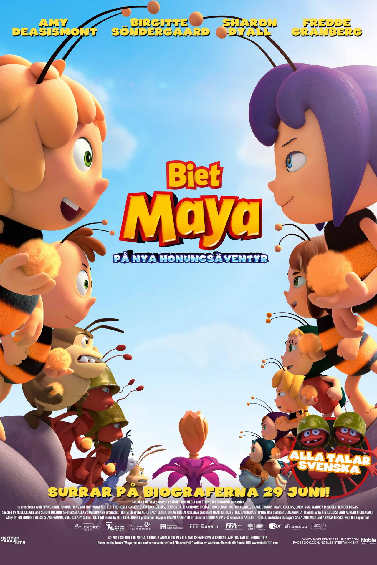 Biet Maya - På nya honungsäventyr filmaffisch