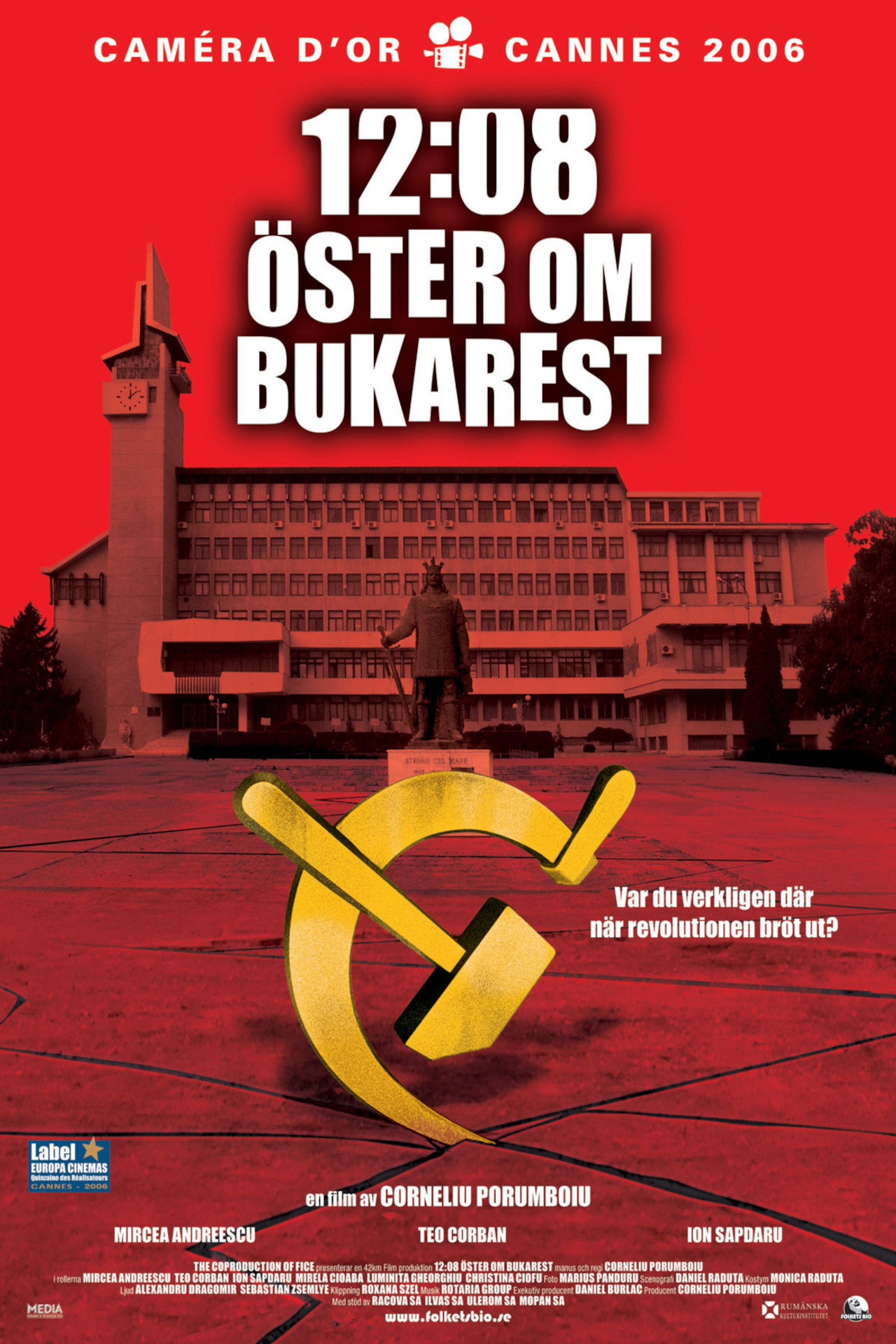 12:08 öster om Bukarest filmaffisch