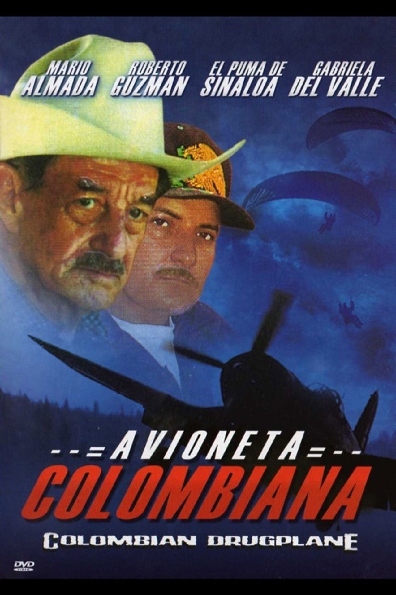 Avioneta colombiana Backdrop
