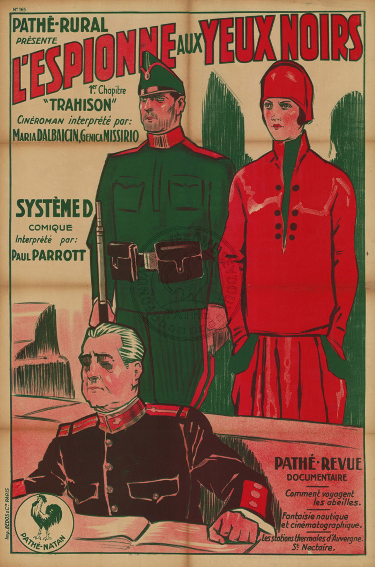 L'espionne aux yeux noirs Backdrop