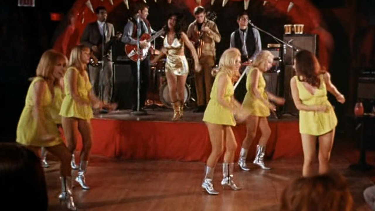 Girl in Gold Boots backdrop