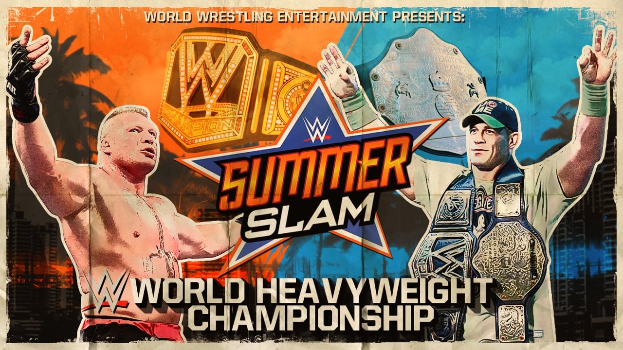 Scen från WWE SummerSlam 2014