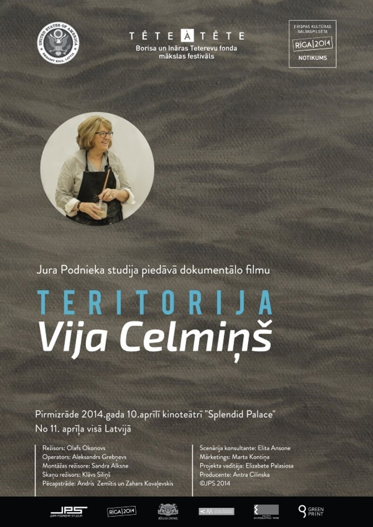 Teritorija. Vija Celmiņš filmaffisch