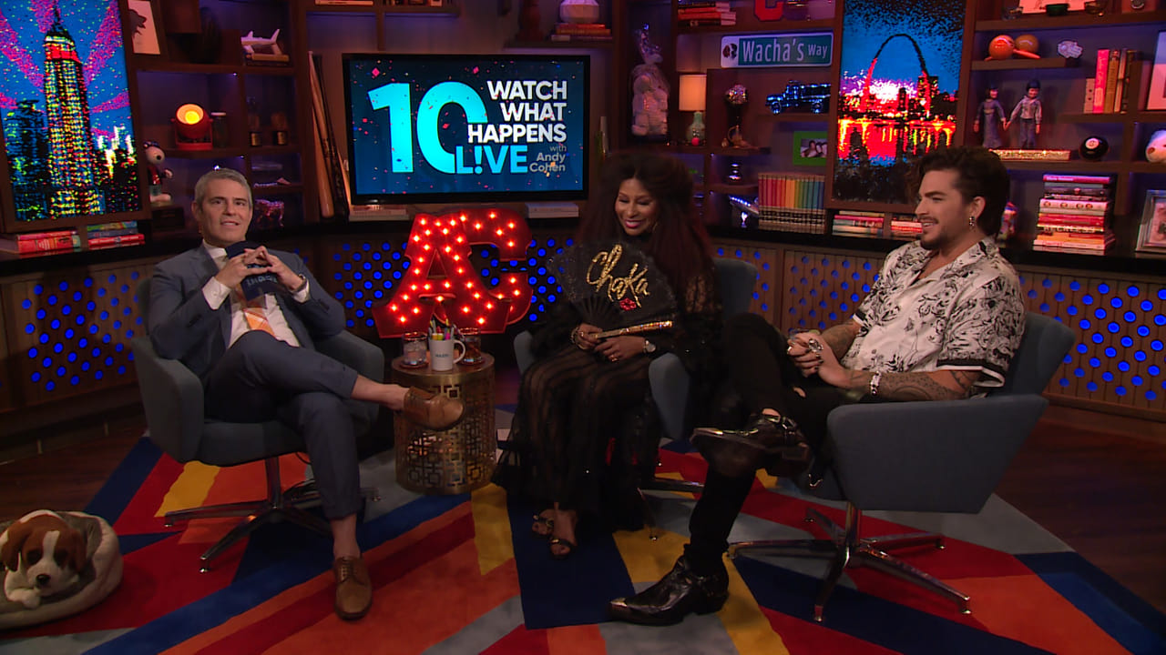 Watch What Happens Live with Andy Cohen - Season 16 Episode 102 : Chaka Khan; Adam Lambert
