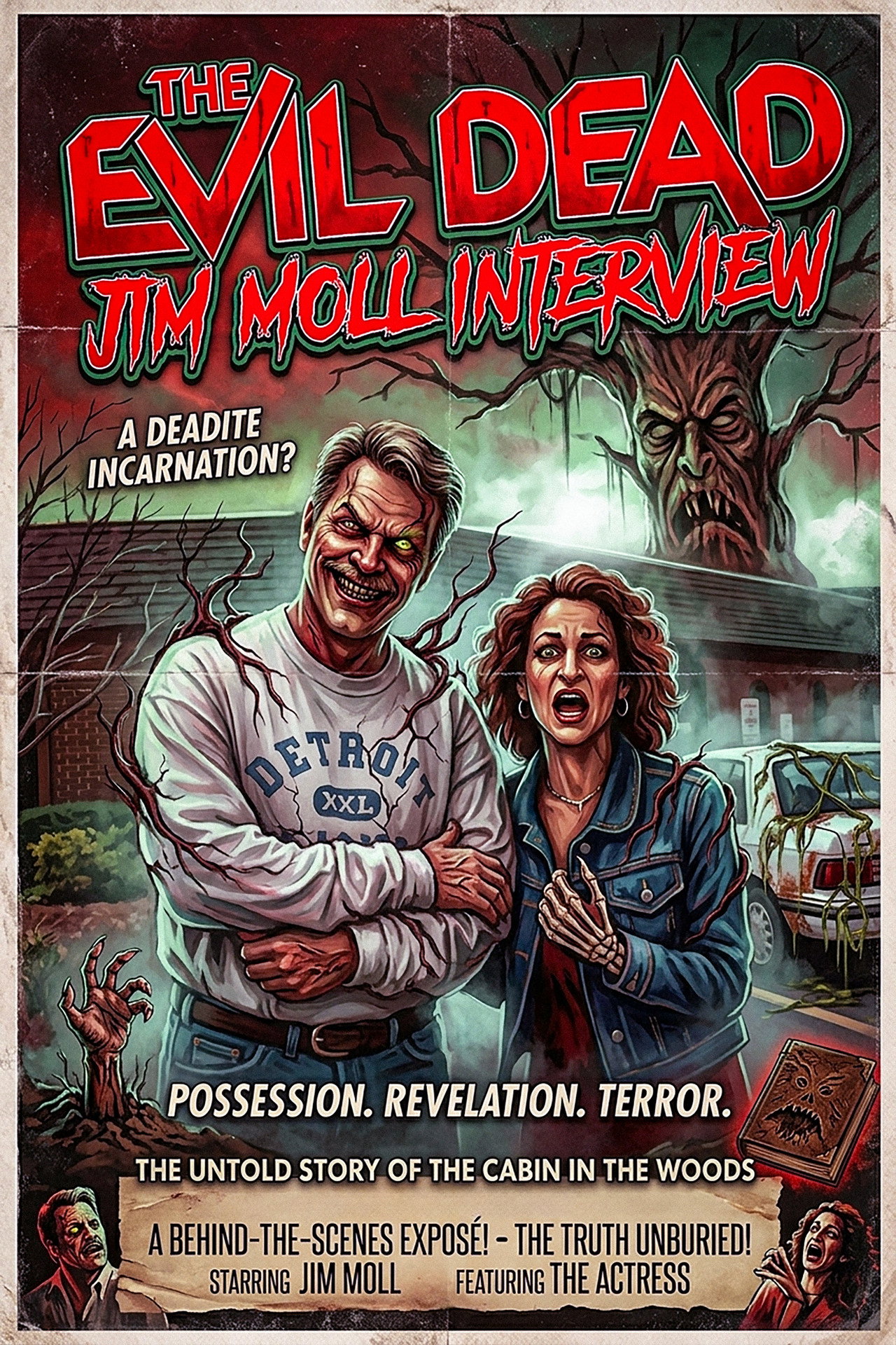 The Evil Dead Jim Moll Interview Backdrop