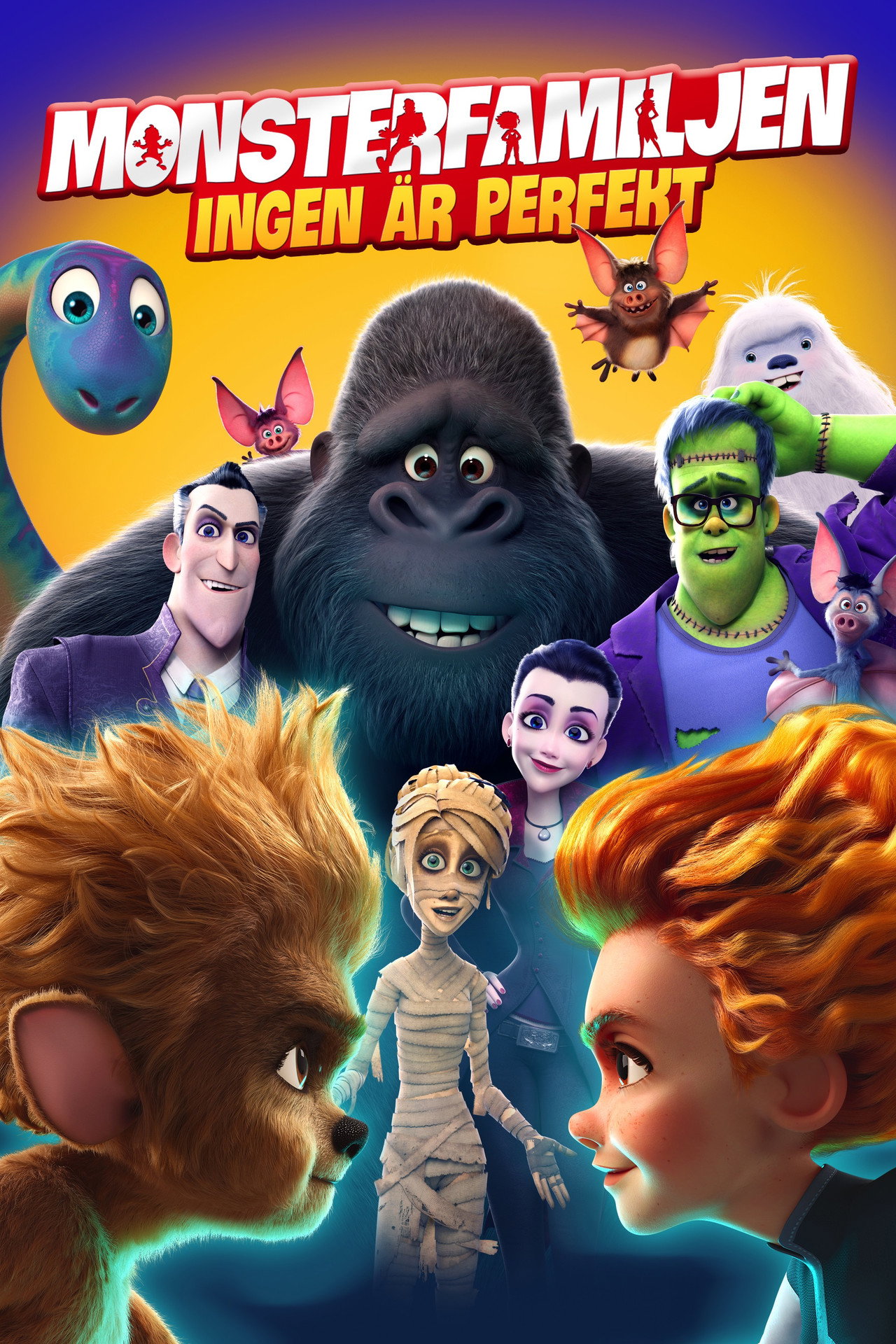 Monsterfamiljen - ingen är perfekt filmaffisch