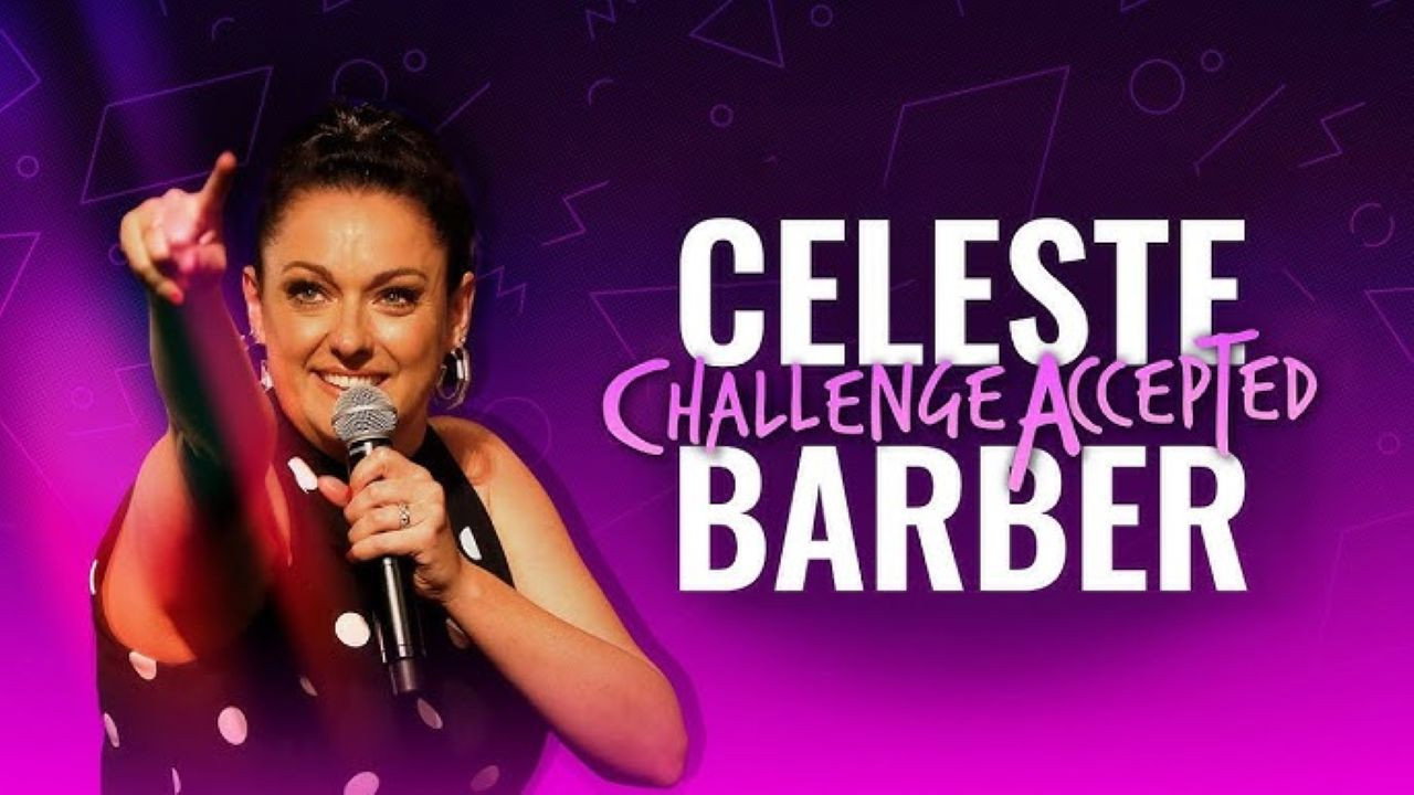 Celeste Barber: Challenge Accepted backdrop