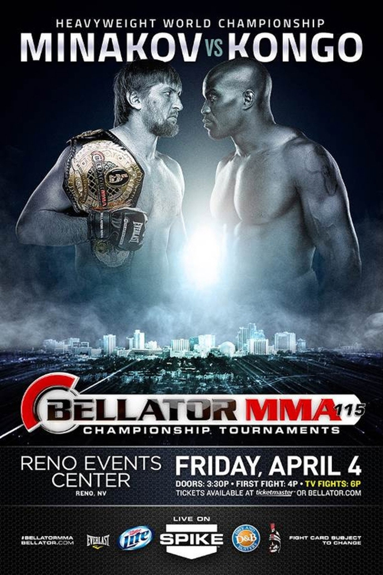 Bellator 115 Backdrop