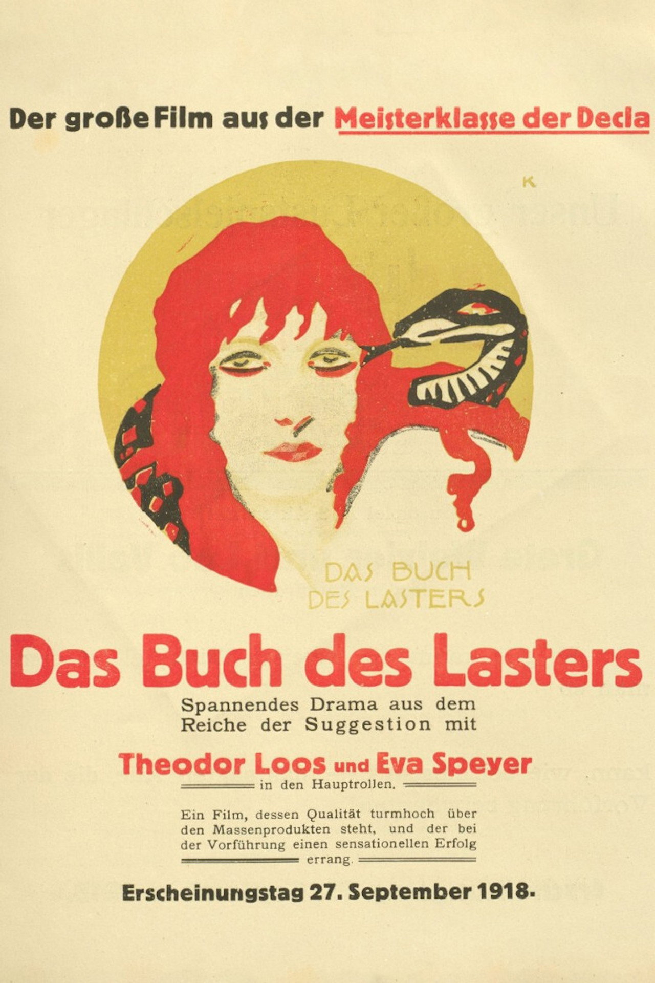 Das Buch des Lasters Backdrop