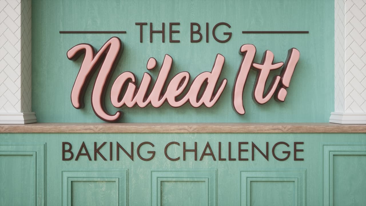 The Big Nailed It Baking Challenge background