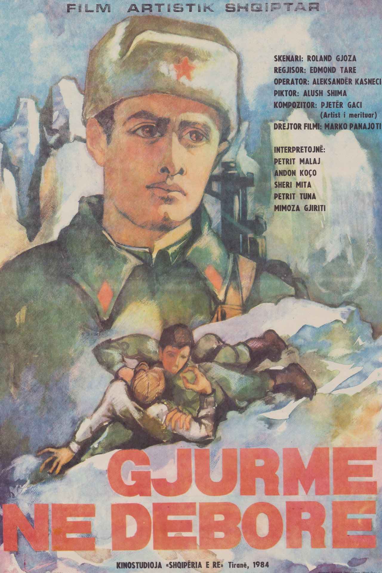 Gjurmë në dëborë filmaffisch