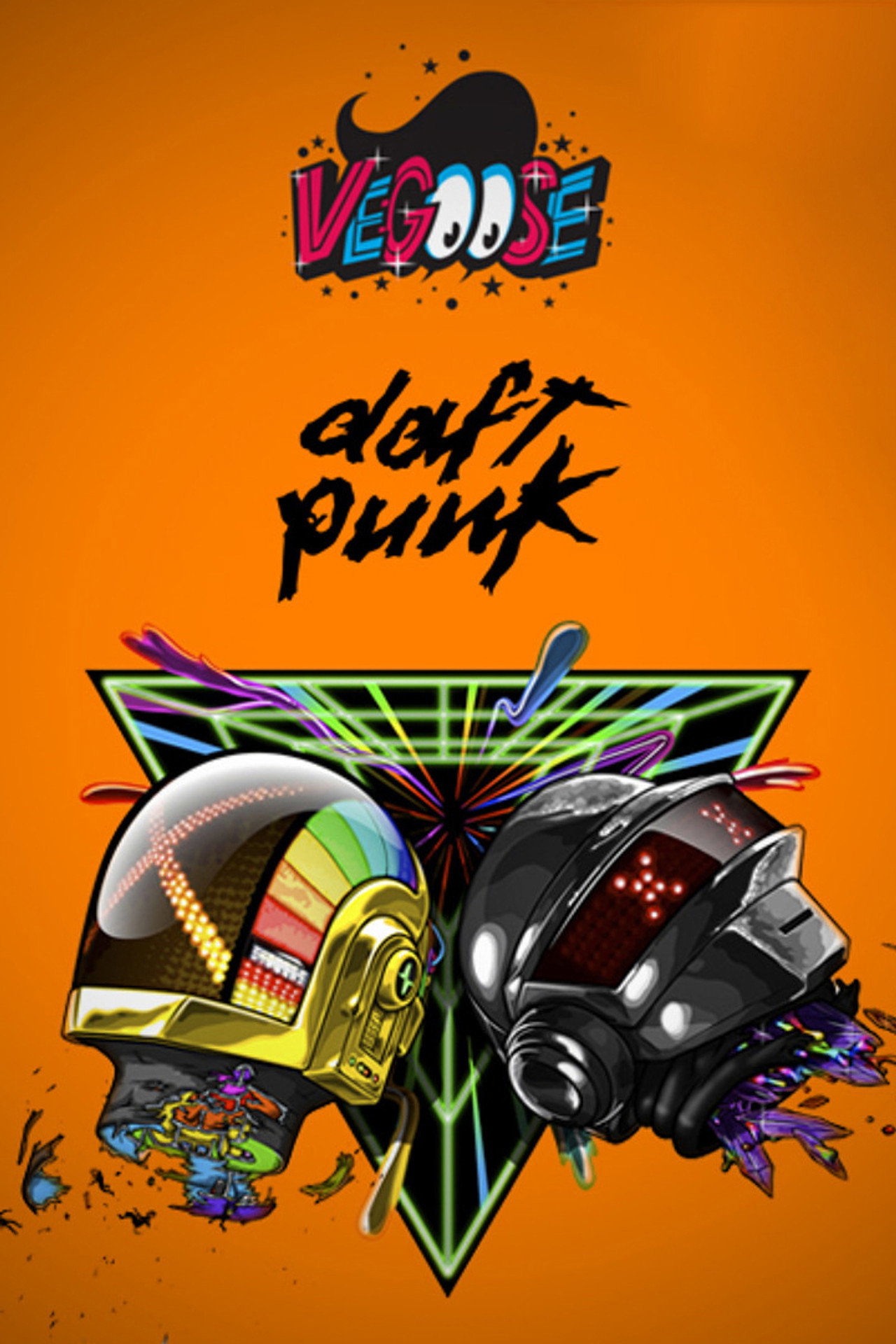 Daft Punk: Live at Vegoose Festival 2007 Backdrop