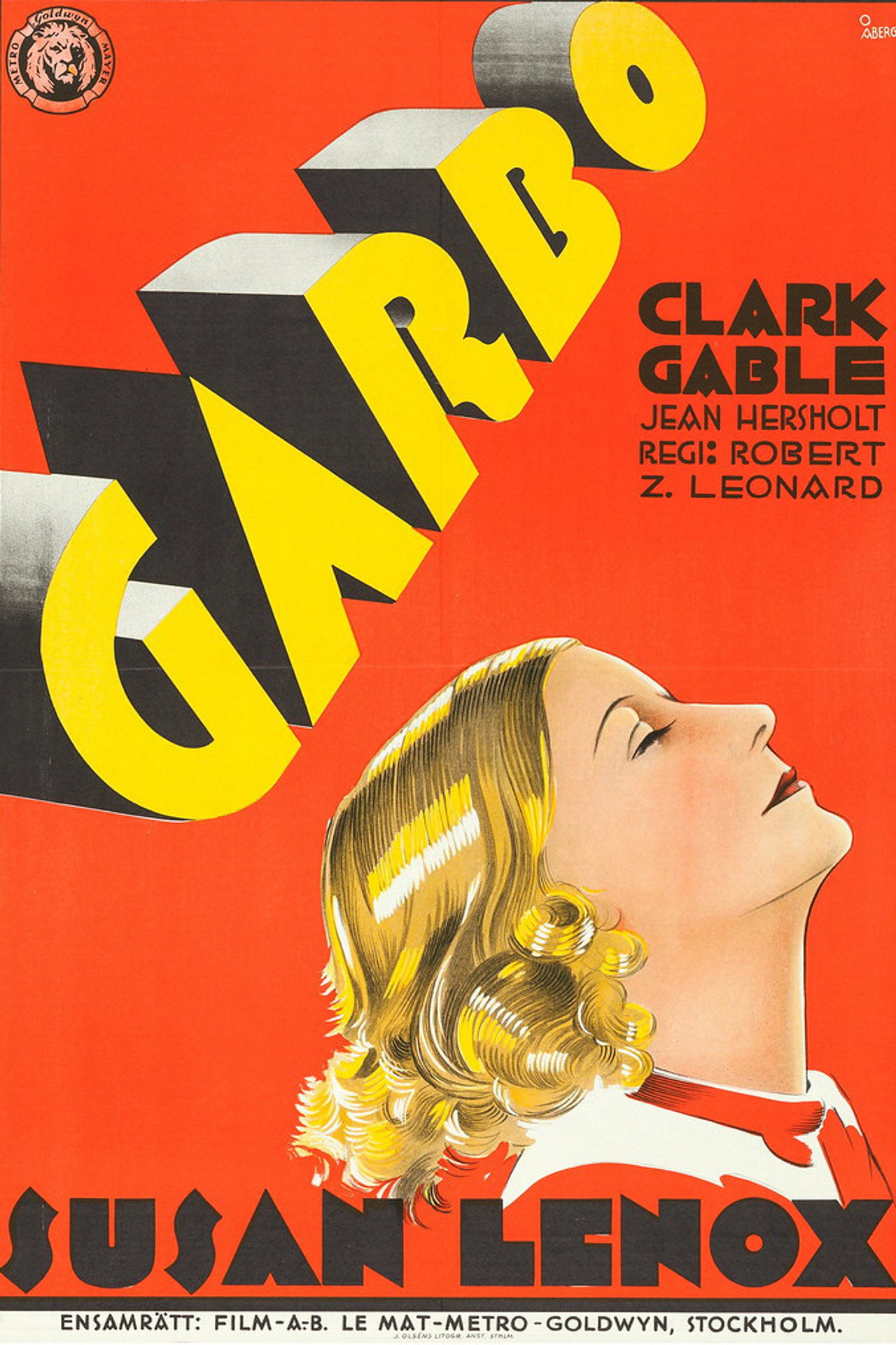 Susan Lenox filmaffisch